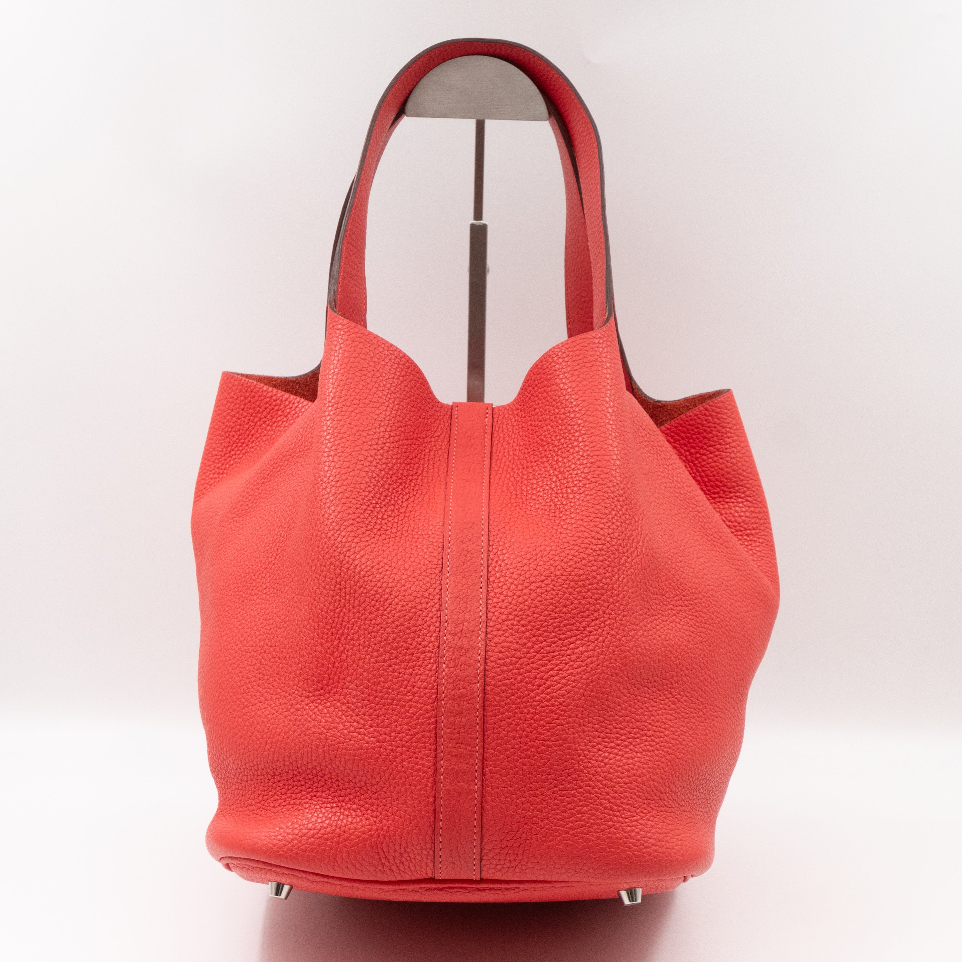 Picotin Lock 26 GM Rose Jaipur Taurillon Clemence