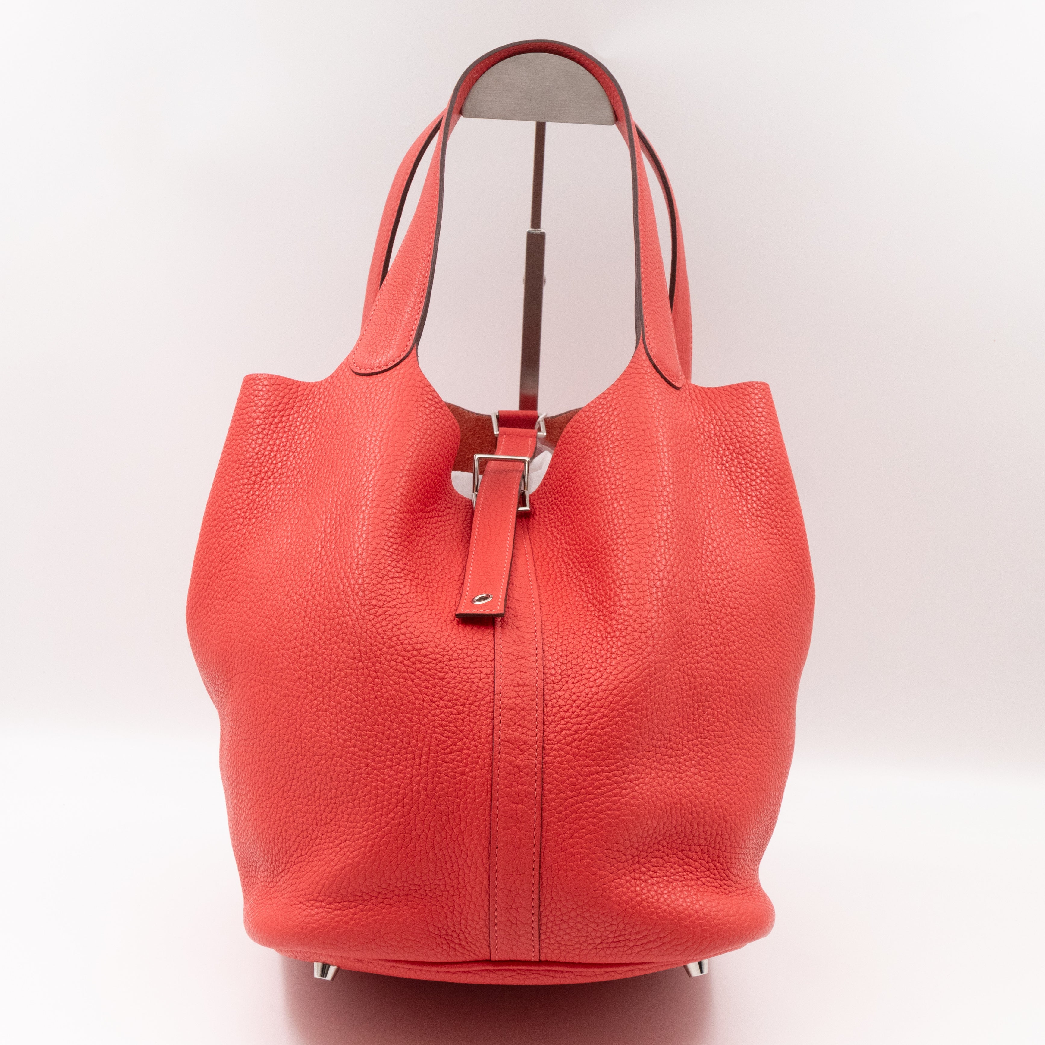 Picotin Lock 26 GM Rose Jaipur Taurillon Clemence