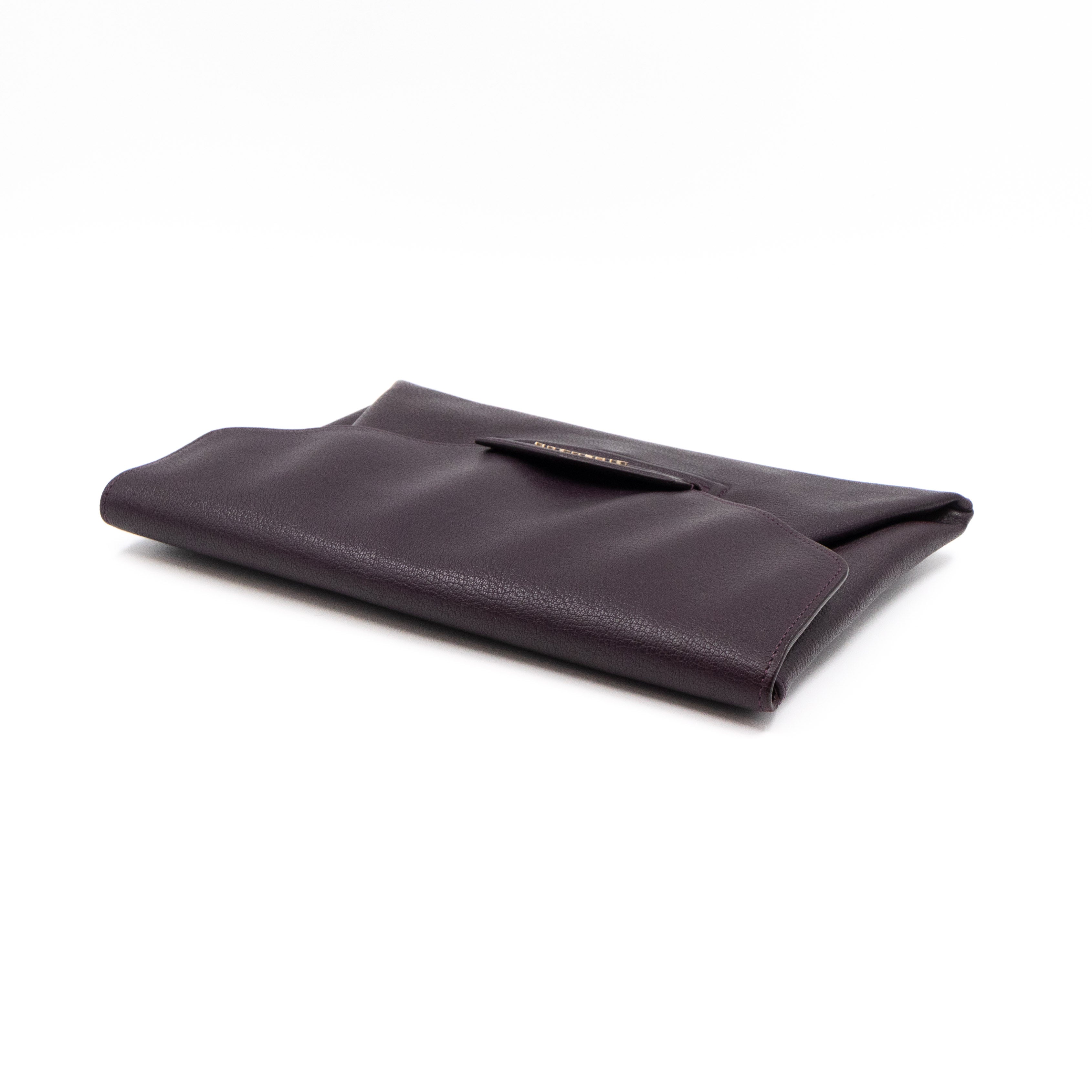 Antigona Envelope Clutch Purple Leather