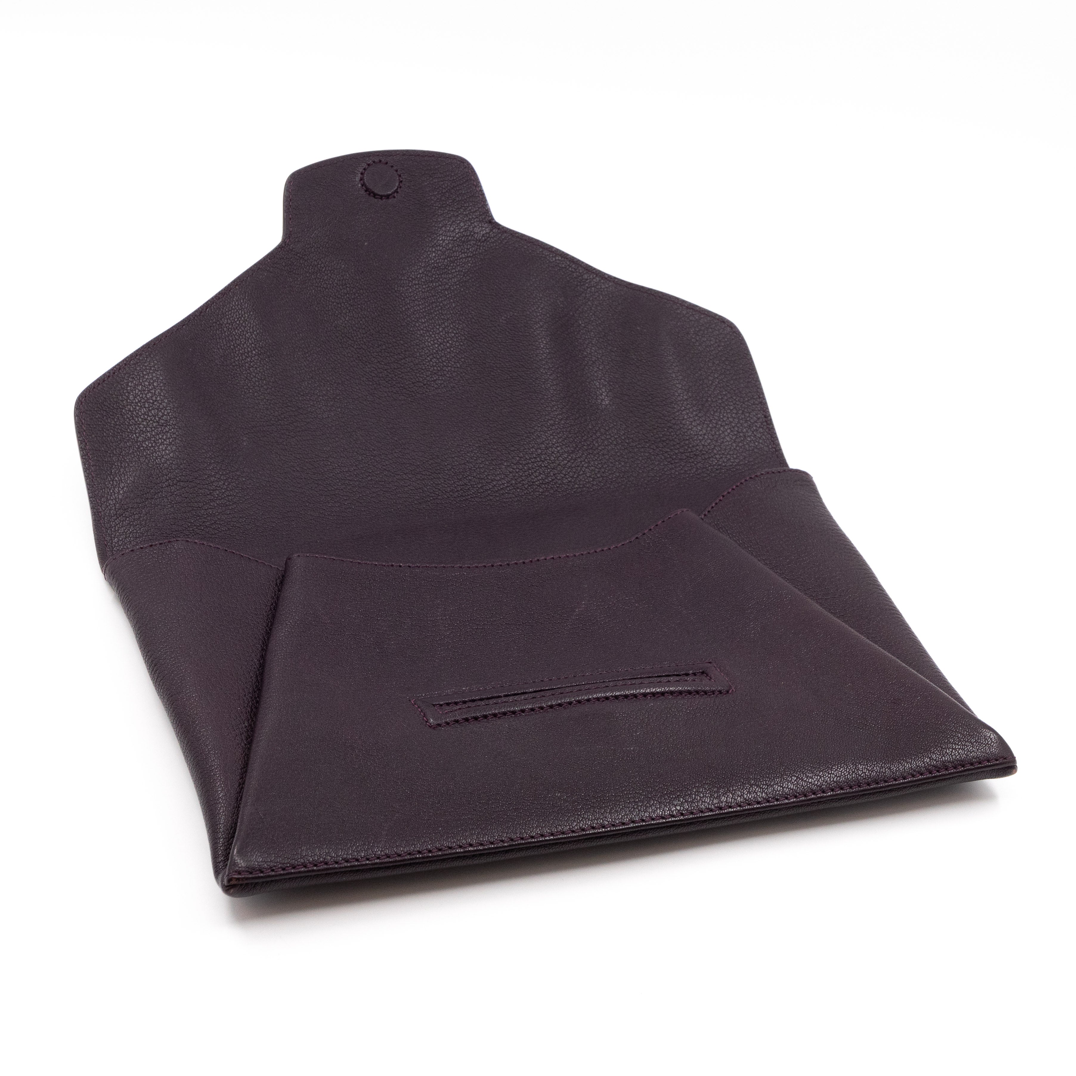 Antigona Envelope Clutch Purple Leather