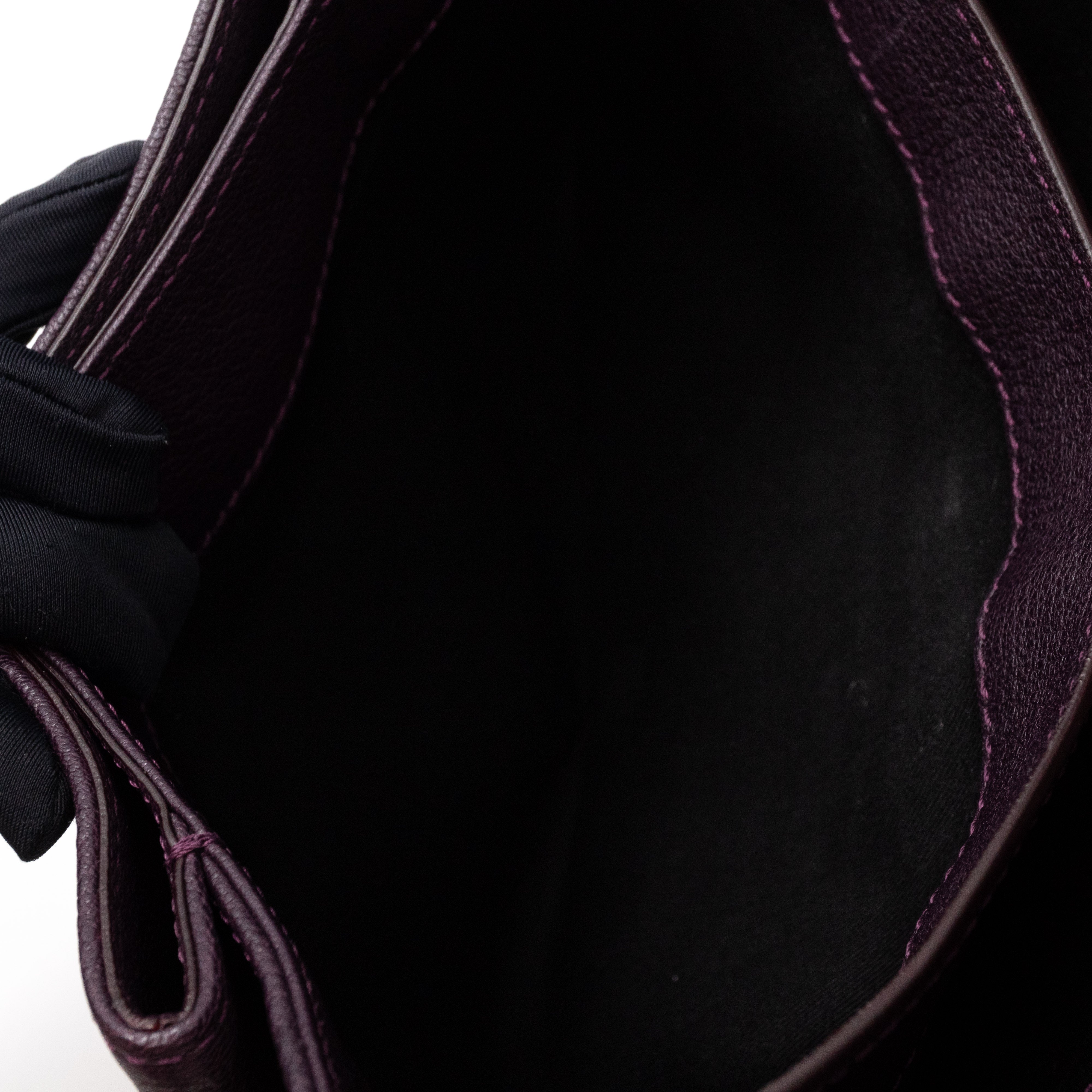 Antigona Envelope Clutch Purple Leather