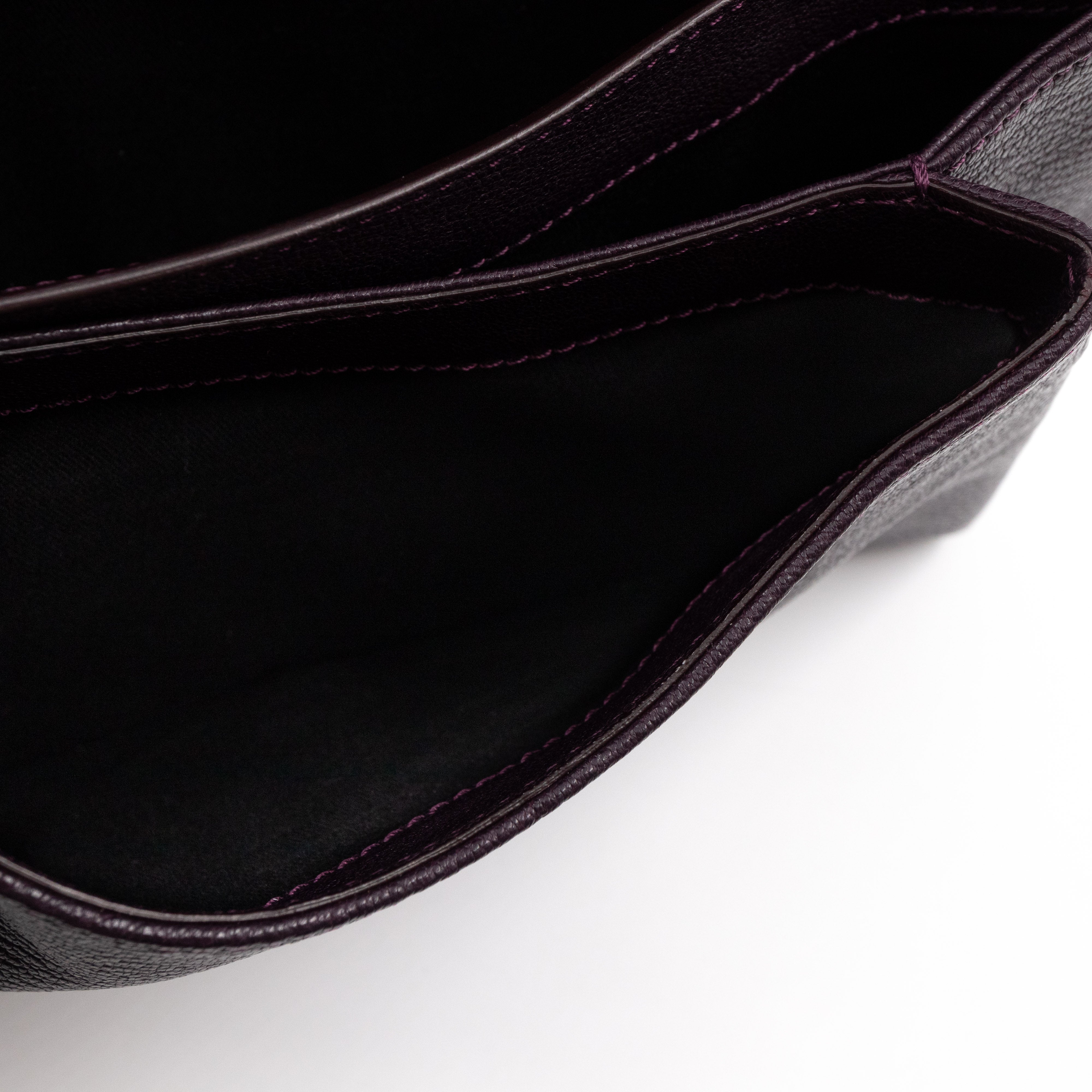 Antigona Envelope Clutch Purple Leather