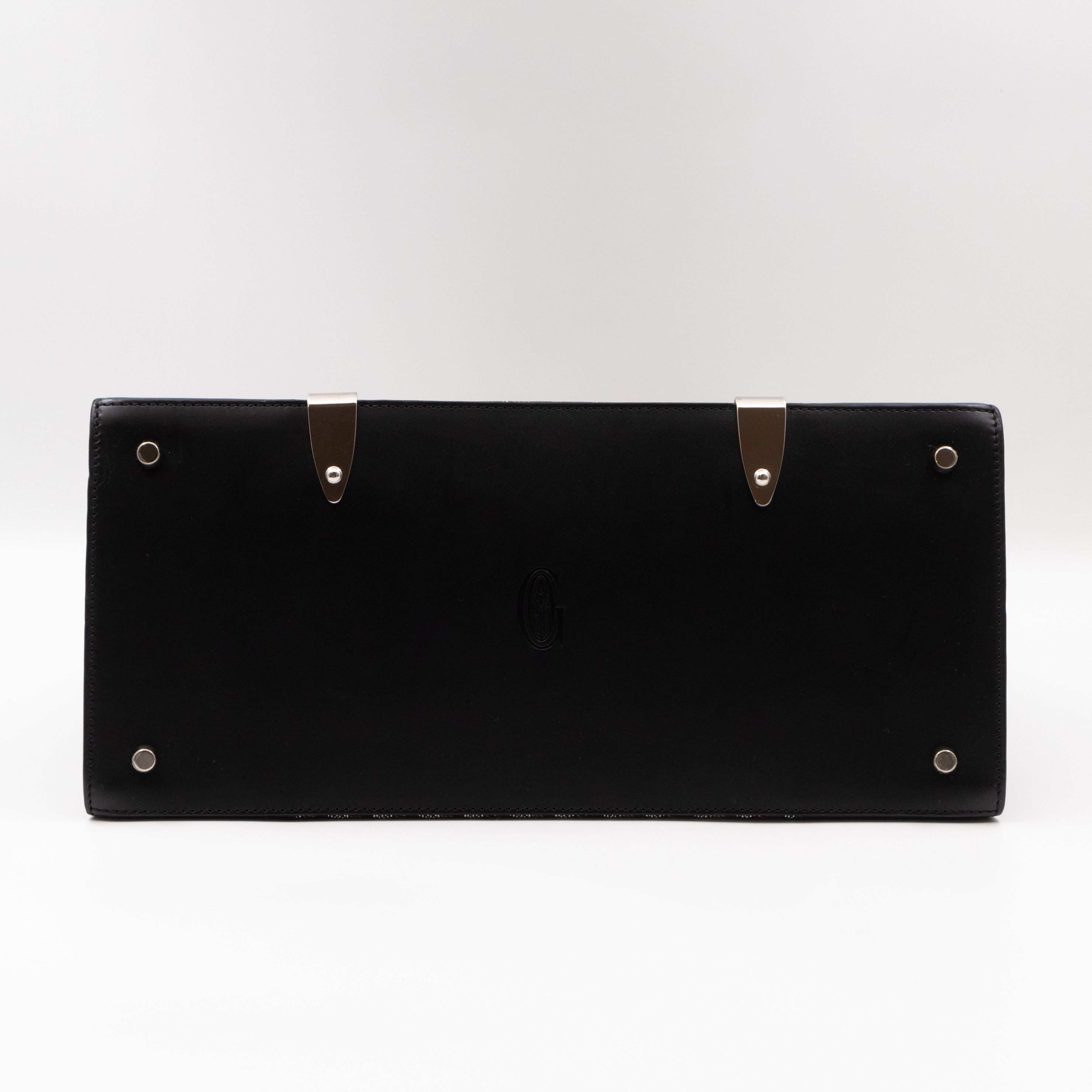 Saigon MM Black Goyardine Canvas