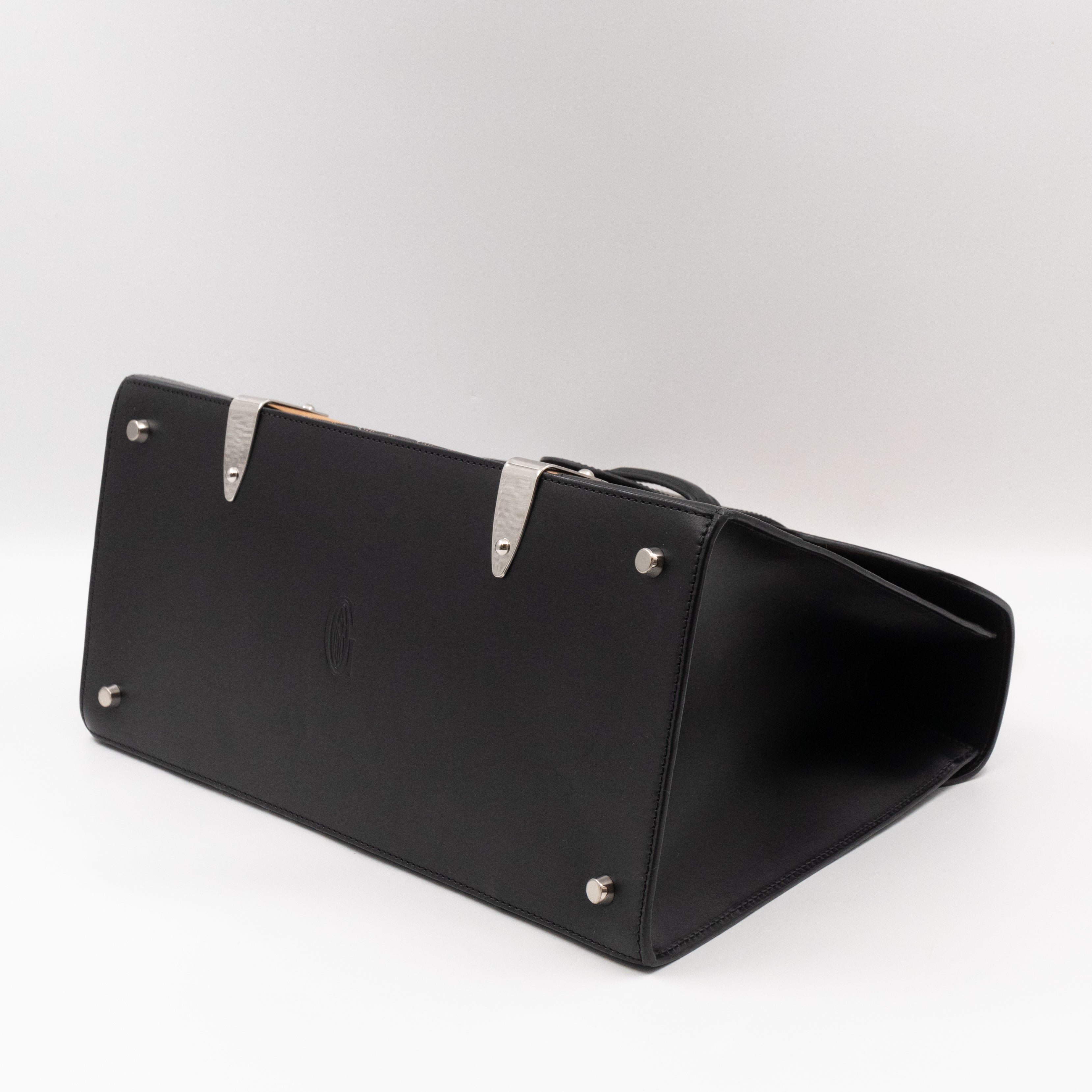 Saigon MM Black Goyardine Canvas