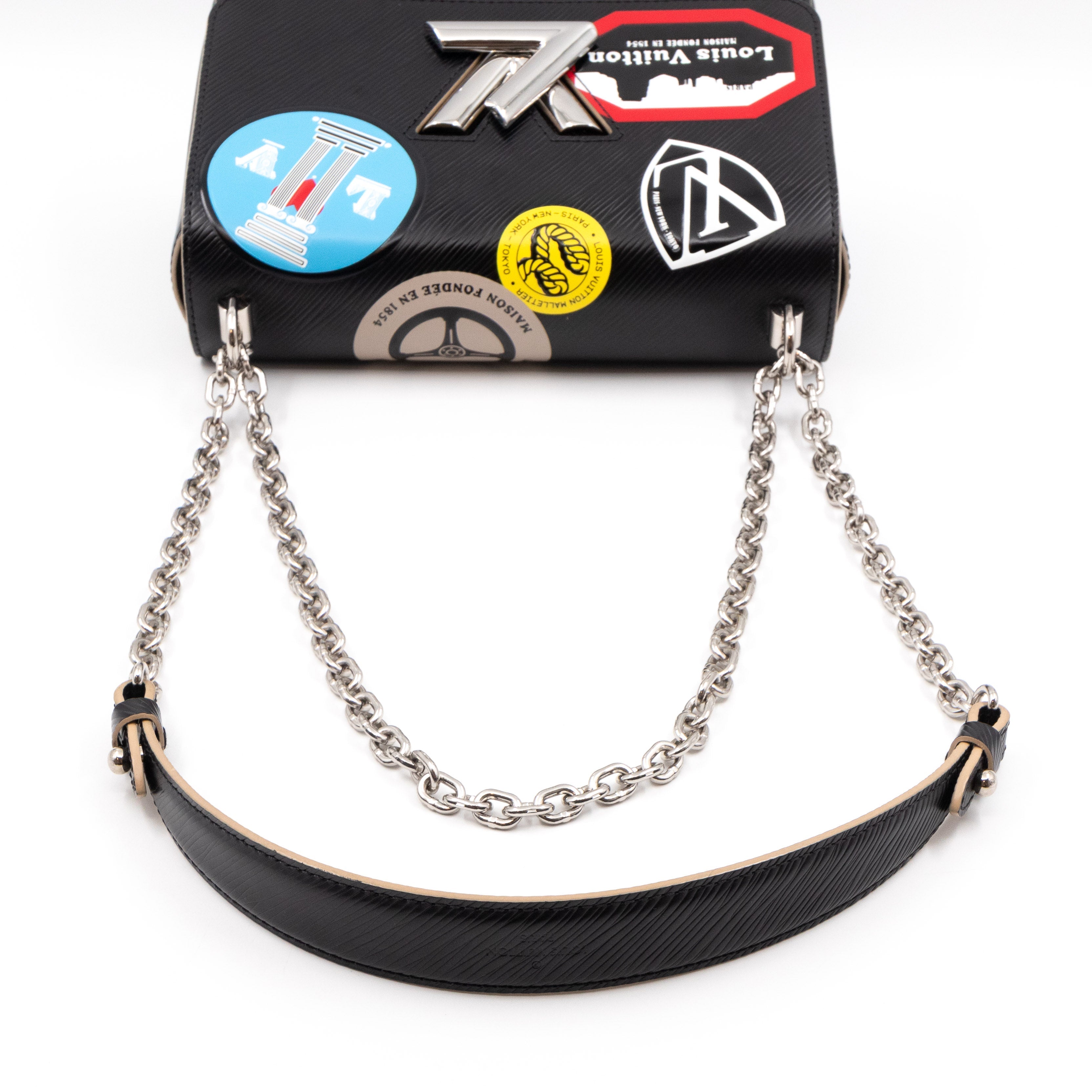 Twist MM Black Epi Leather World Tour