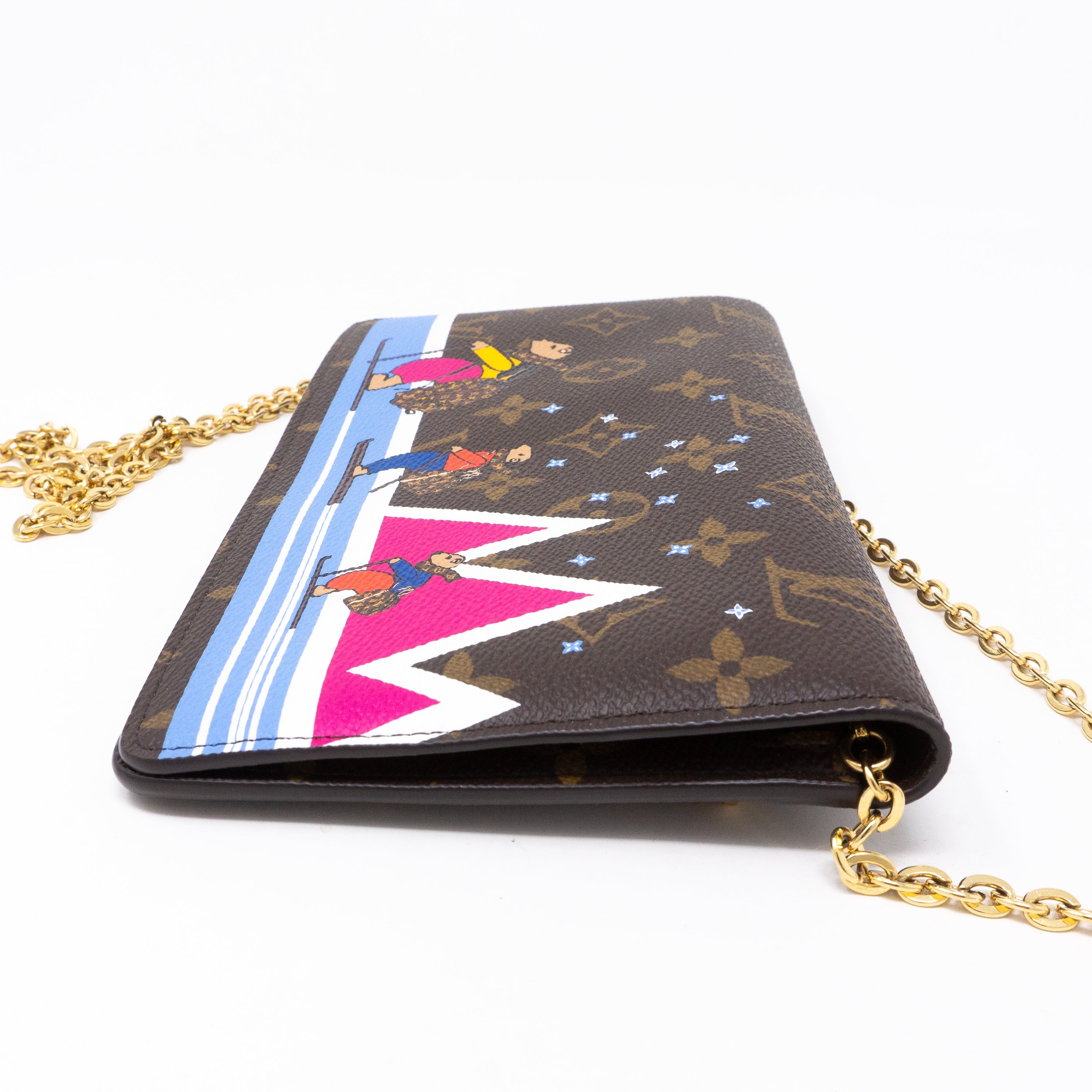 Pochette Weekend Monogram Christmas Animation