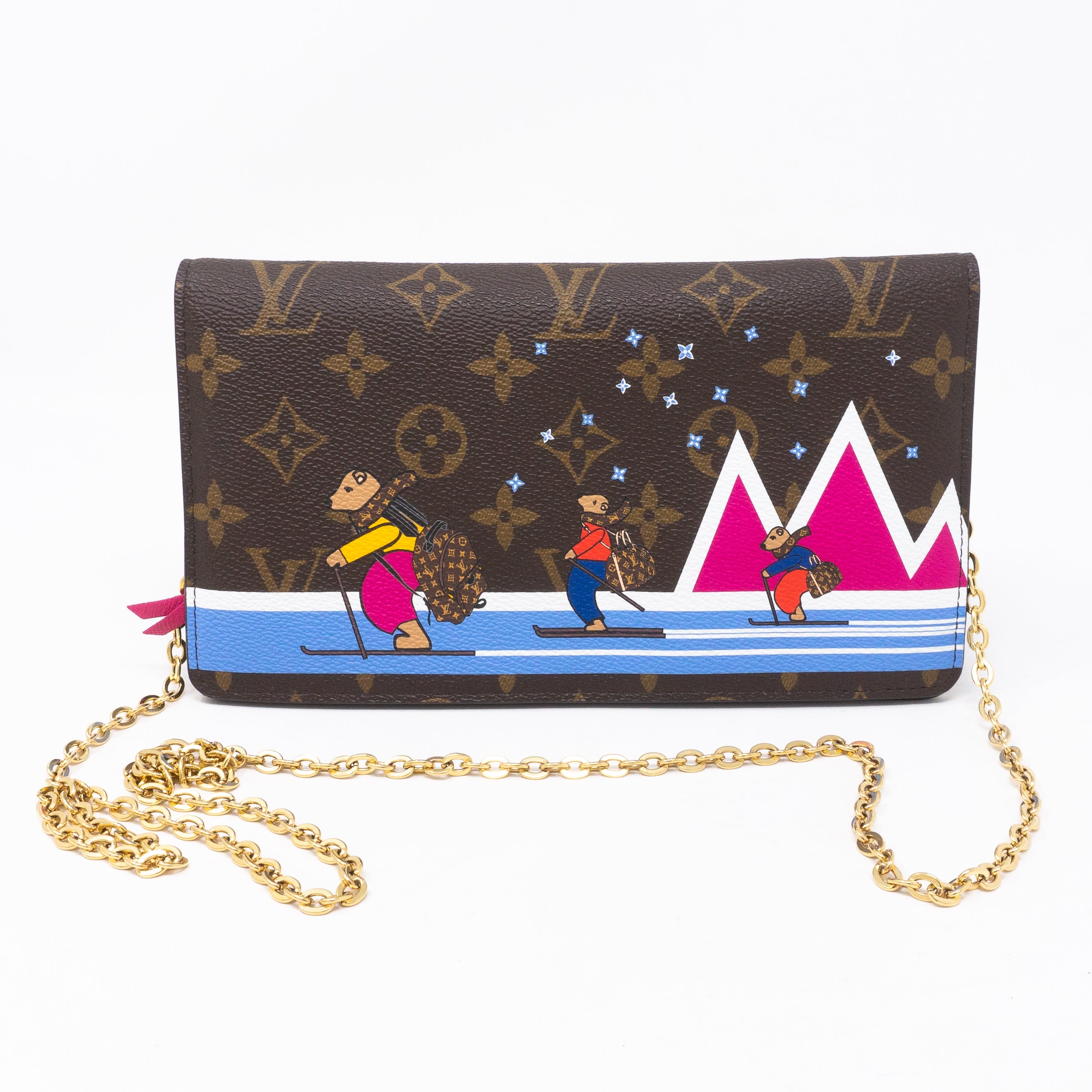 Pochette Weekend Monogram Christmas Animation