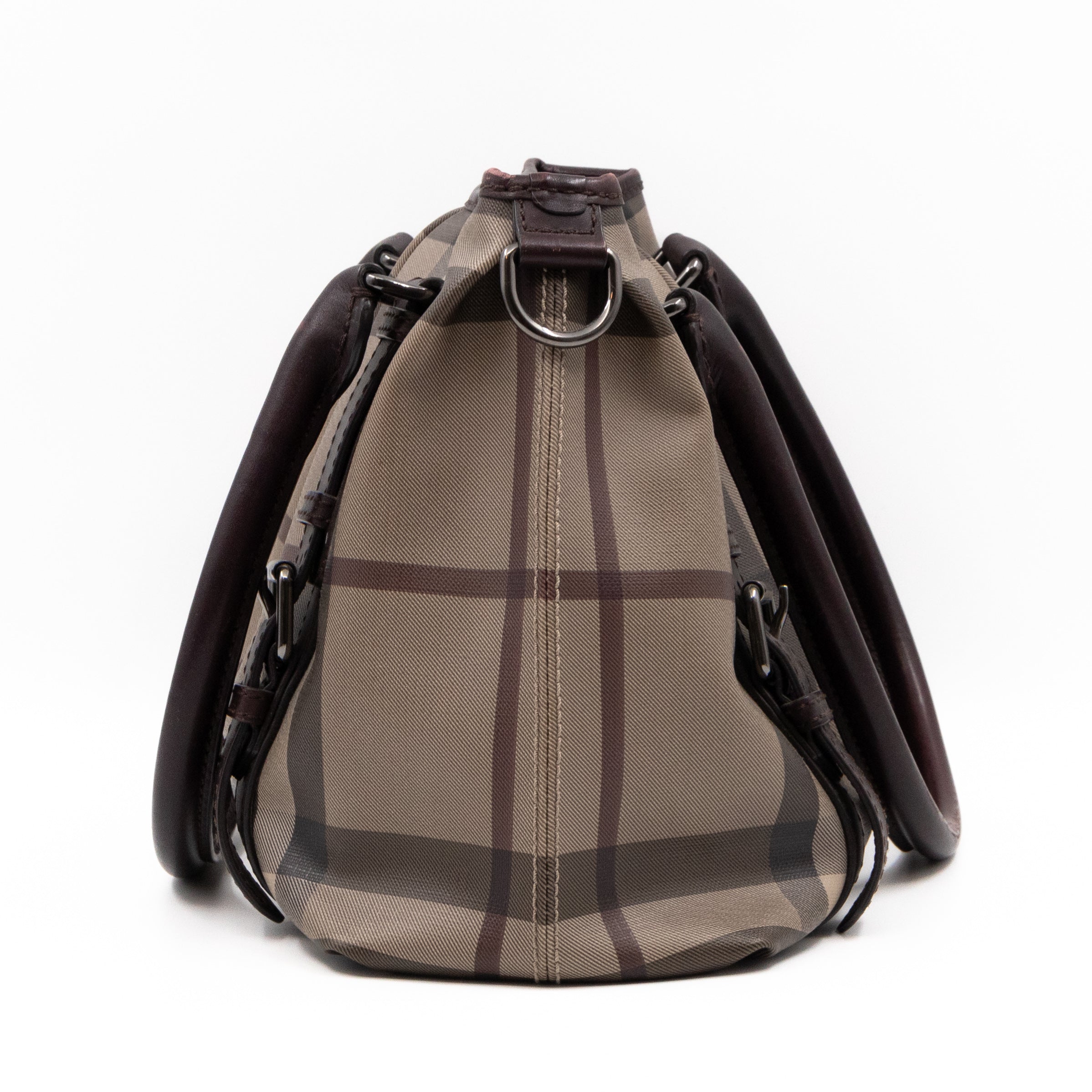 Small Northfield Gray Check Tote Bag