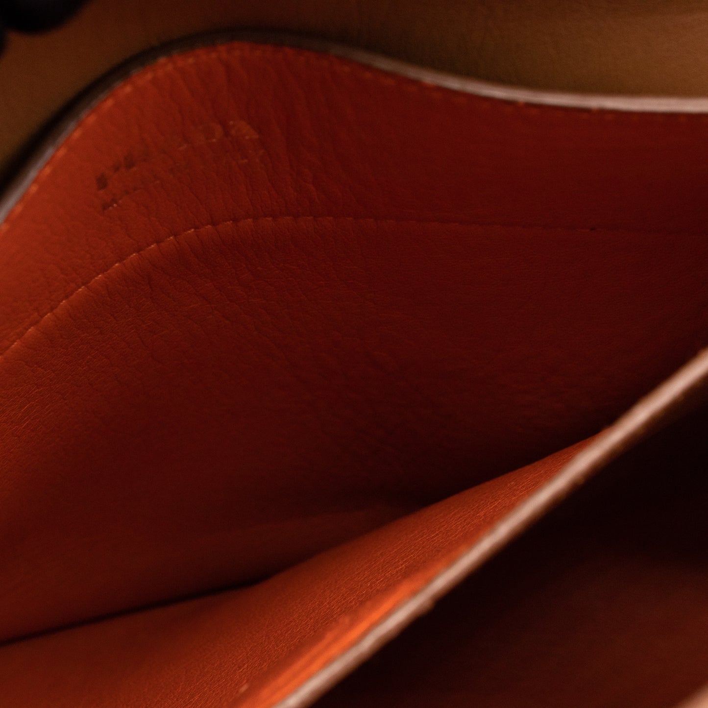 Flap Tote Bag Brown Vitello Leather