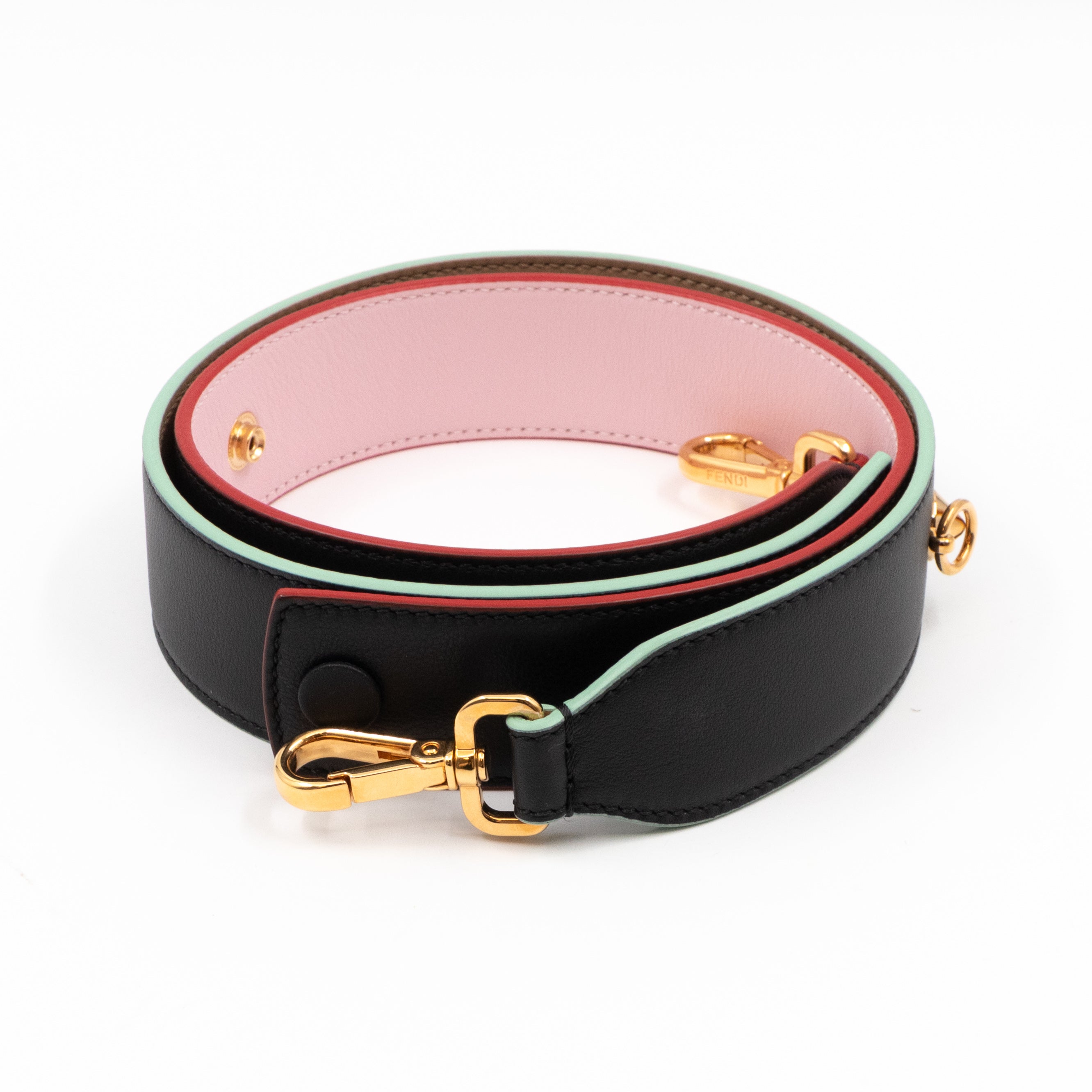 Strap You Black Leather Shoulder Strap