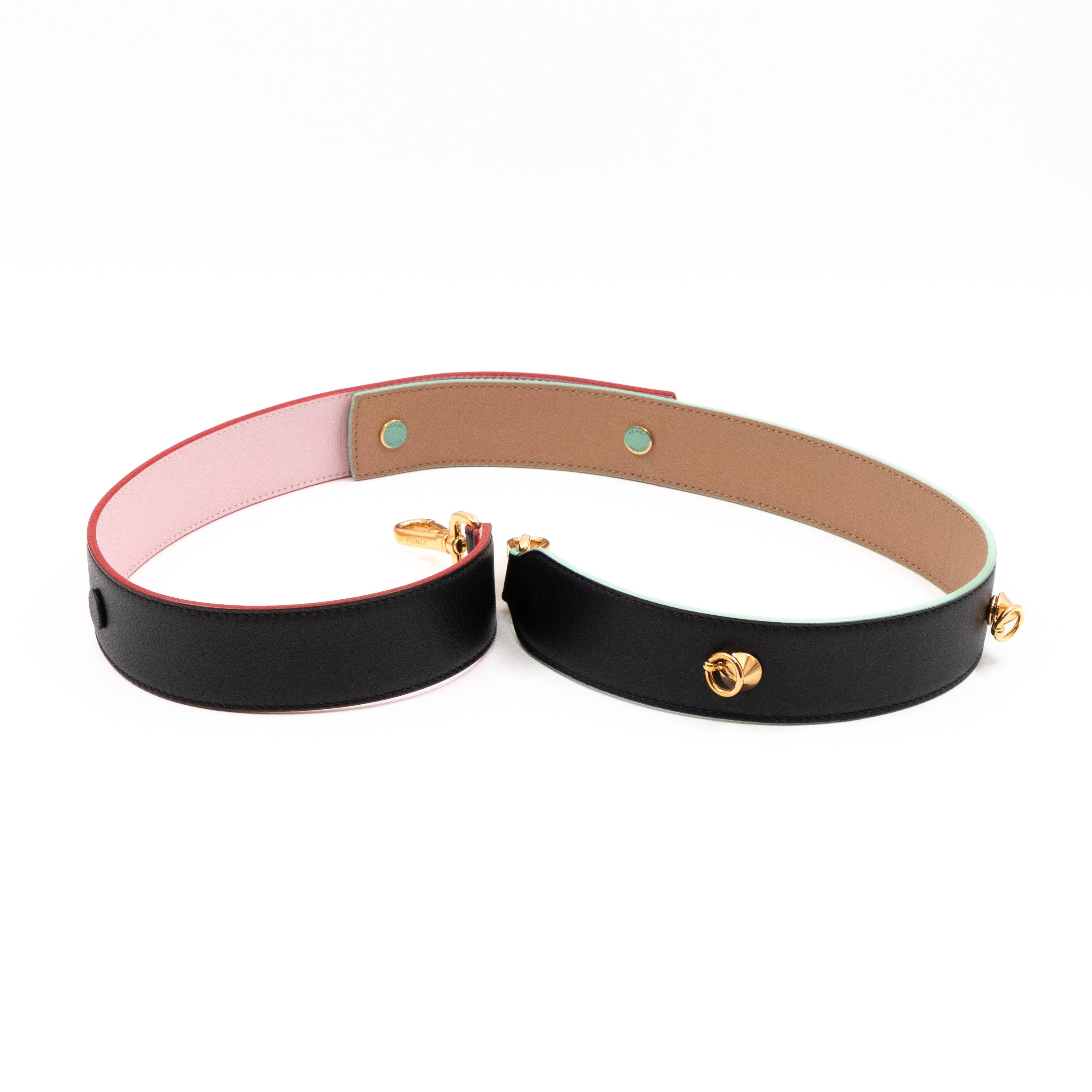 Strap You Black Leather Shoulder Strap