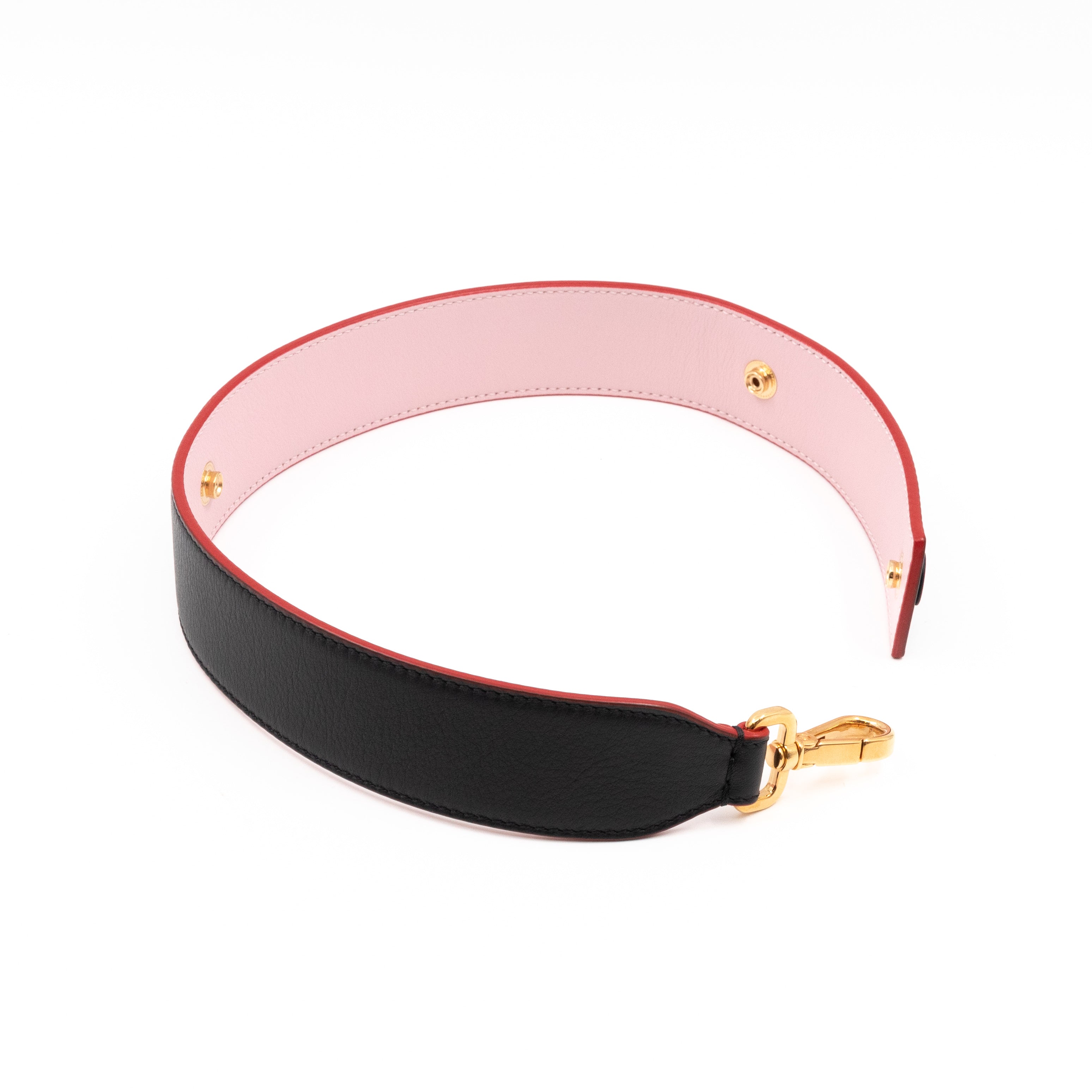 Strap You Black Leather Shoulder Strap