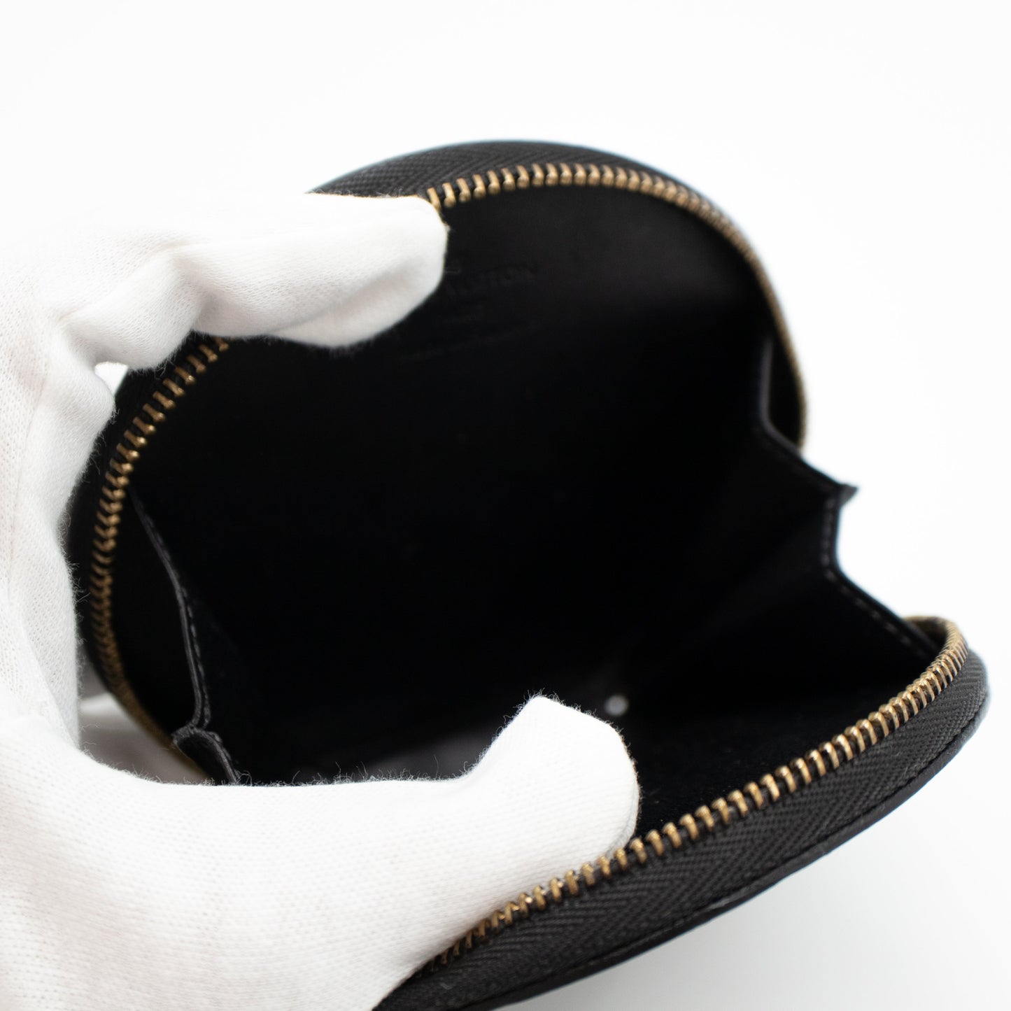 Coin Purse Animaux Vernis Black