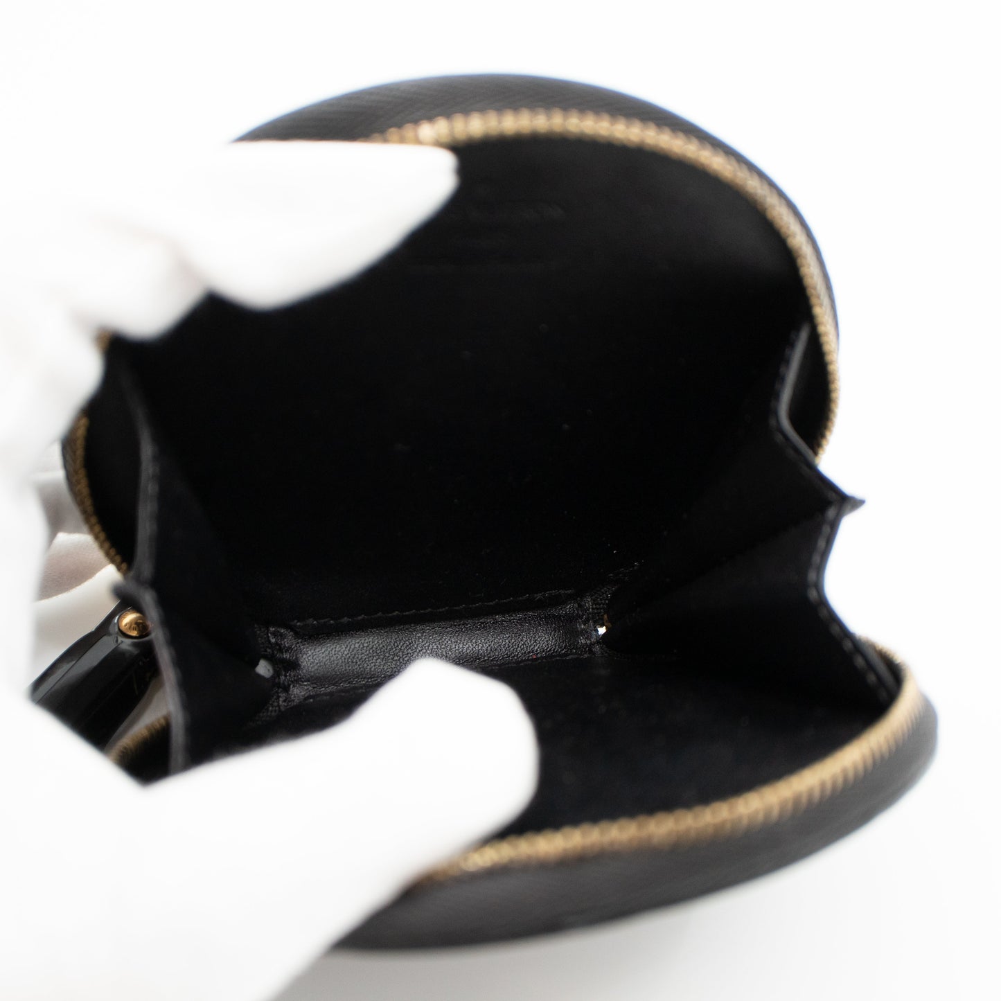 Coin Purse Animaux Vernis Black