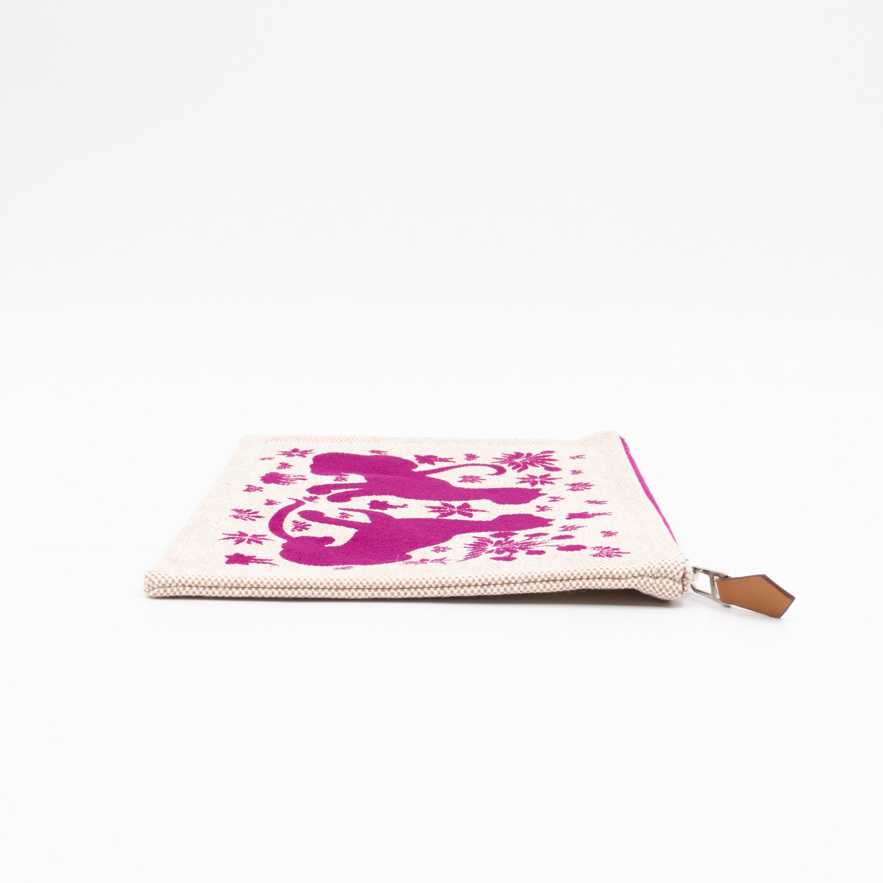 Les Leopards Case Small Bougainvillea & Beige
