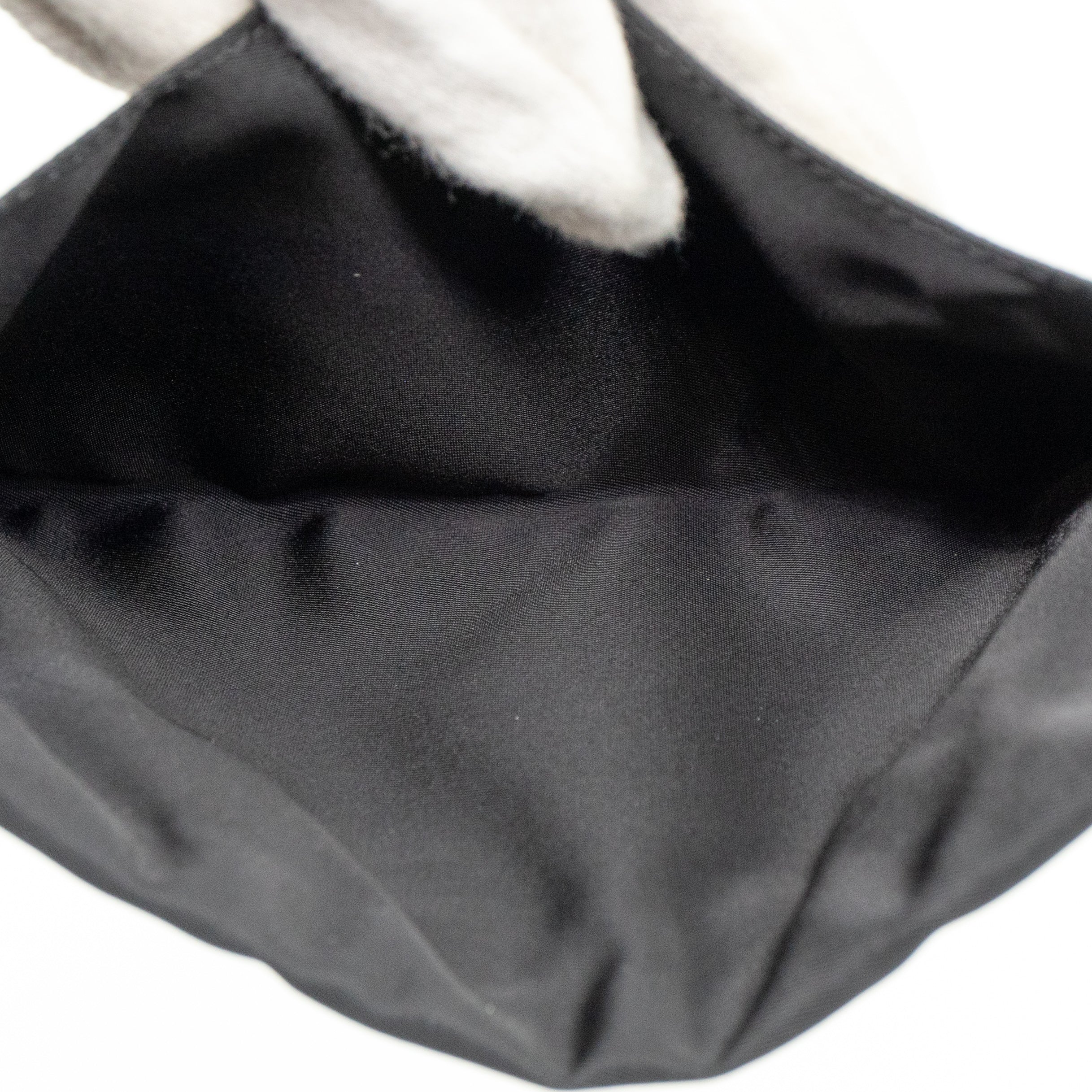 Logo Wrist Pouch Black Nylon