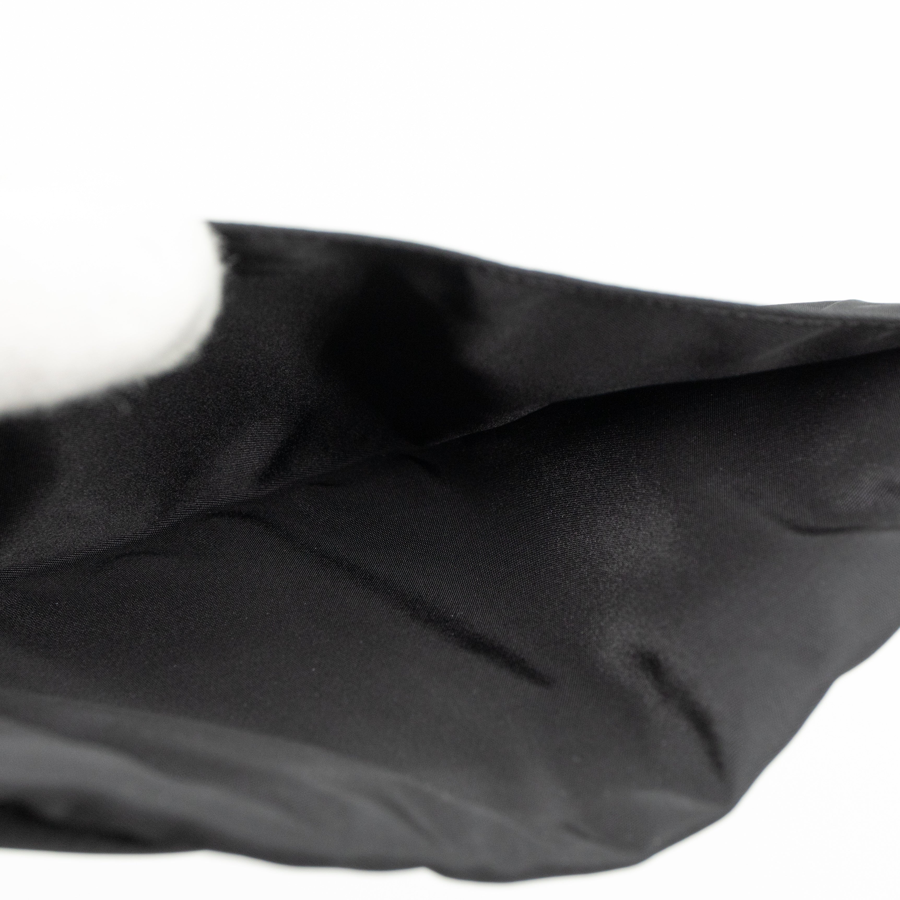 Logo Wrist Pouch Black Nylon
