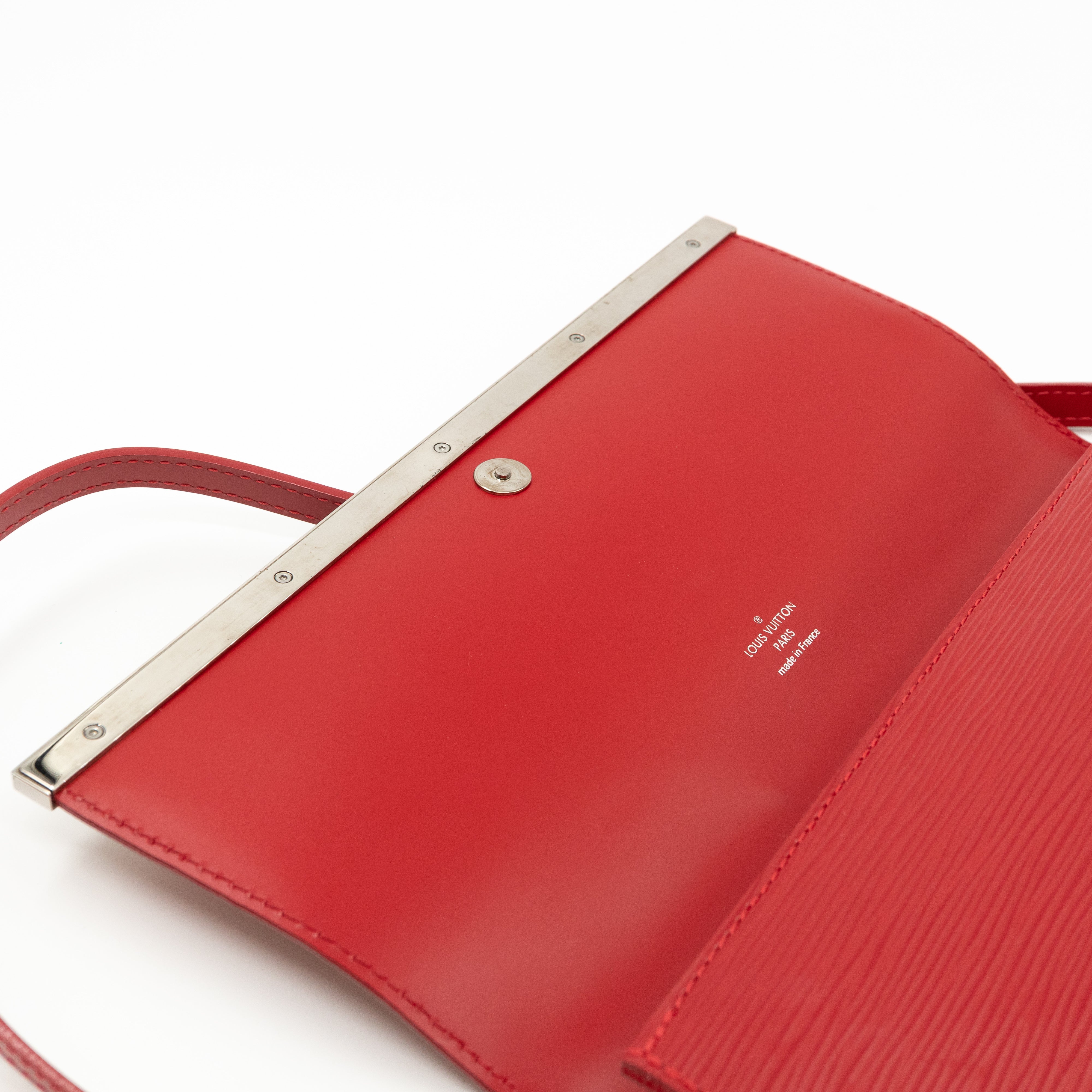 Sevigne Clutch Epi Leather Red