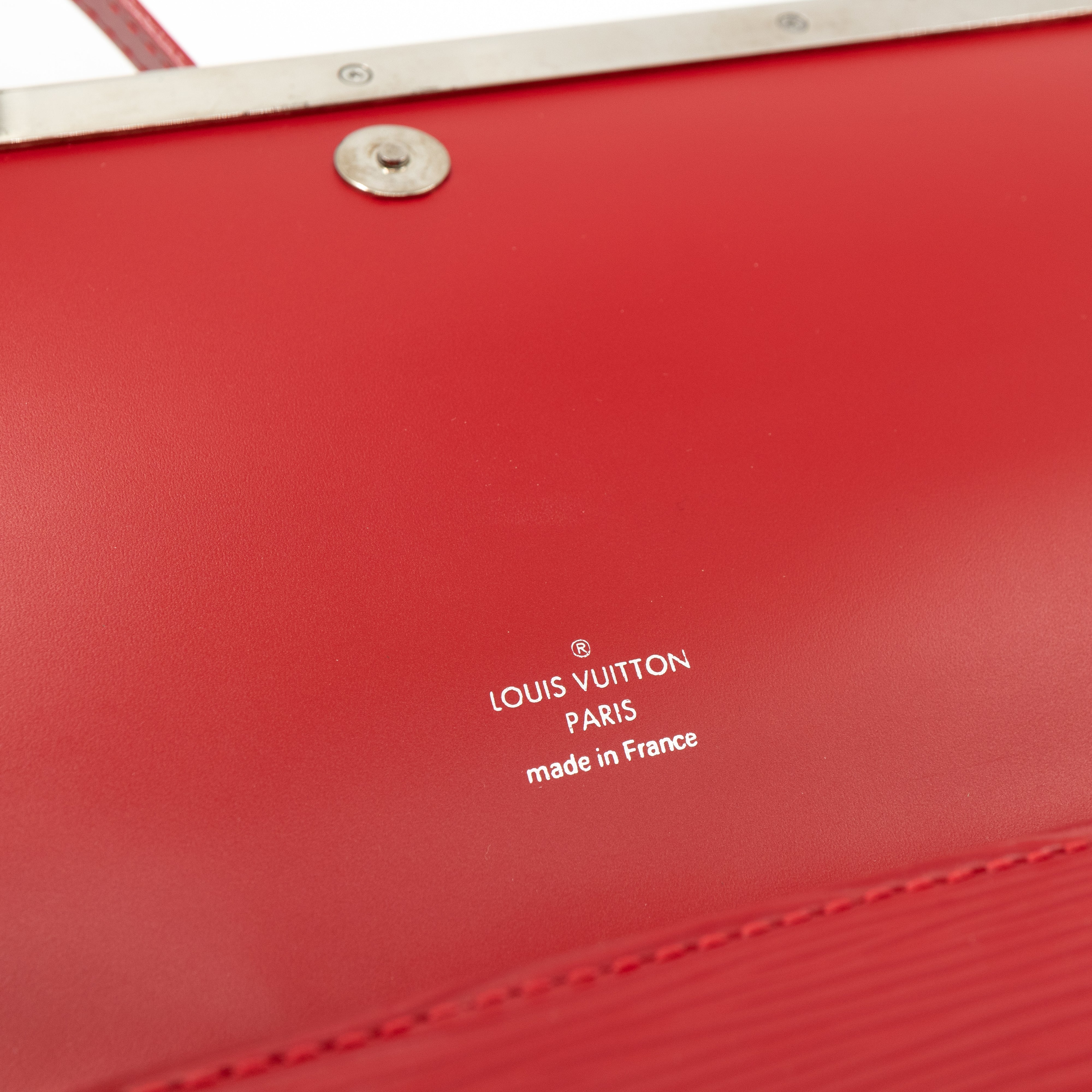 Sevigne Clutch Epi Leather Red