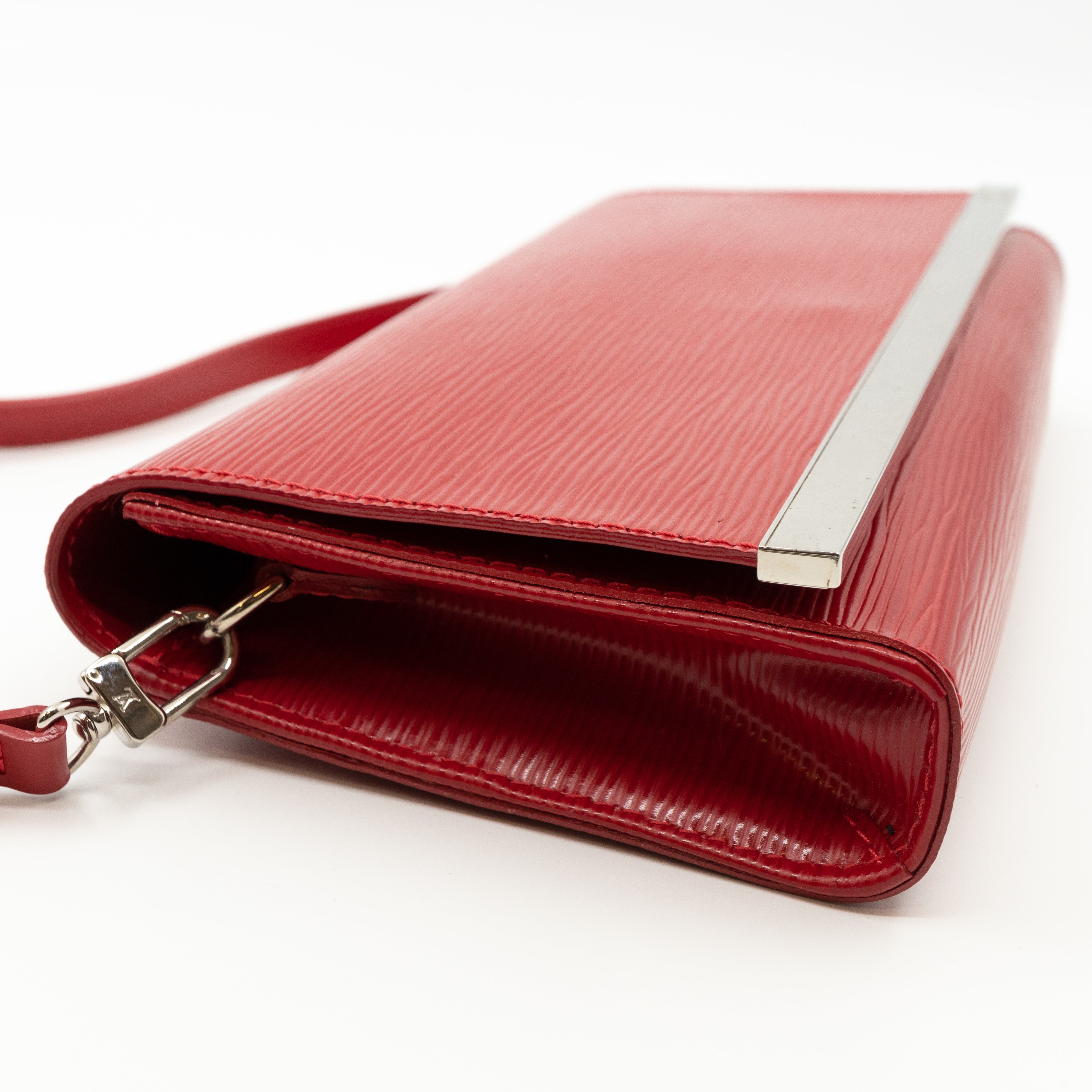 Sevigne Clutch Epi Leather Red