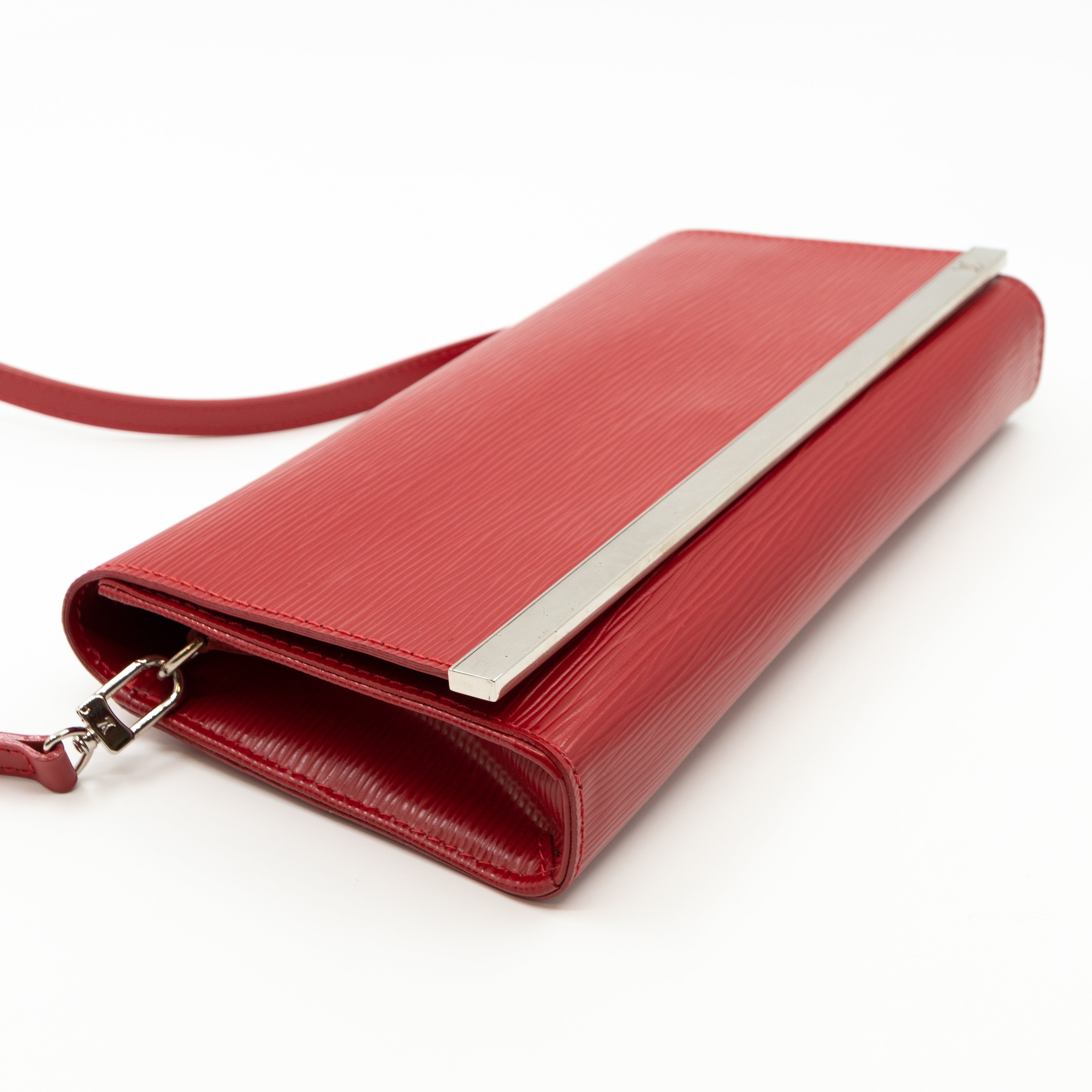 Sevigne Clutch Epi Leather Red