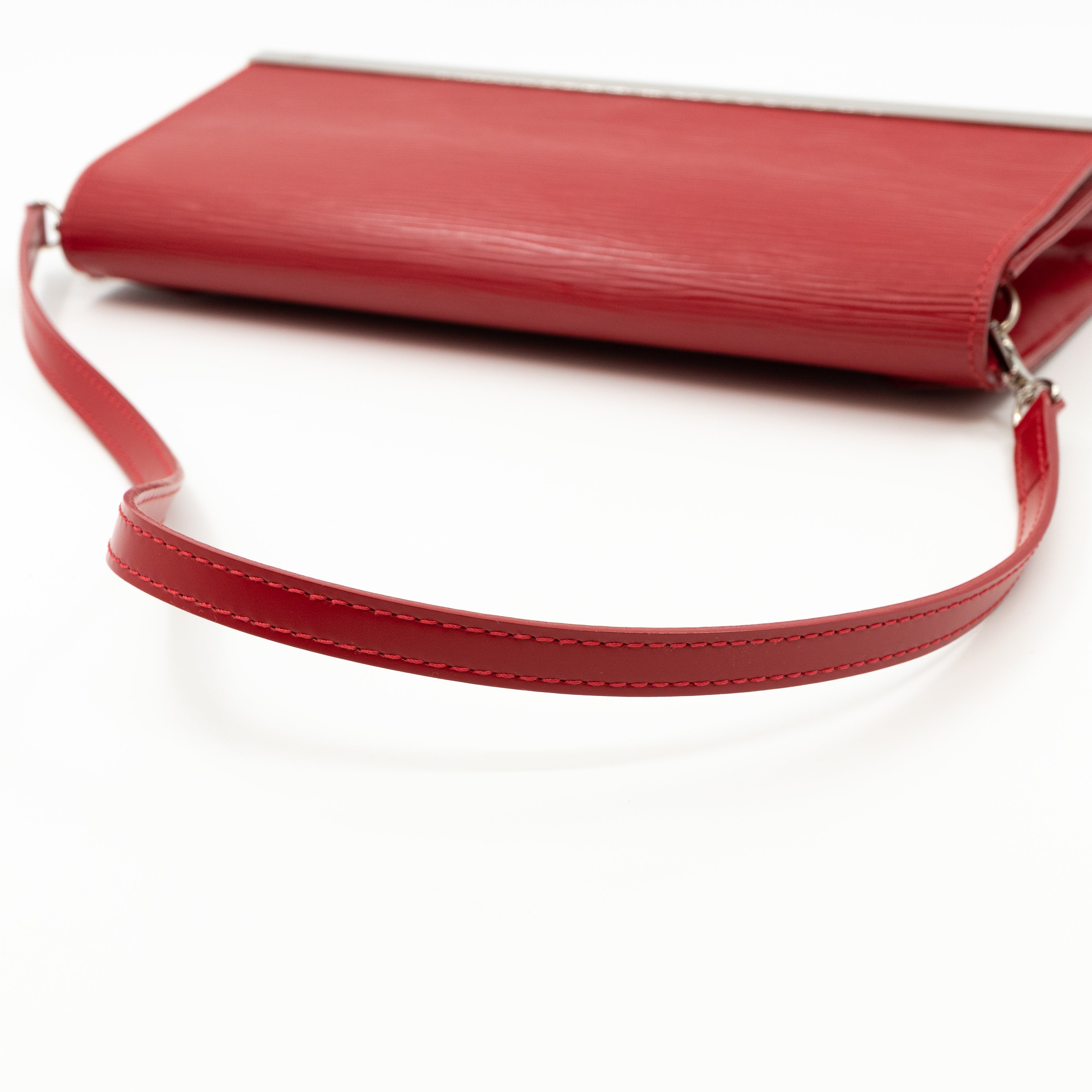 Sevigne Clutch Epi Leather Red