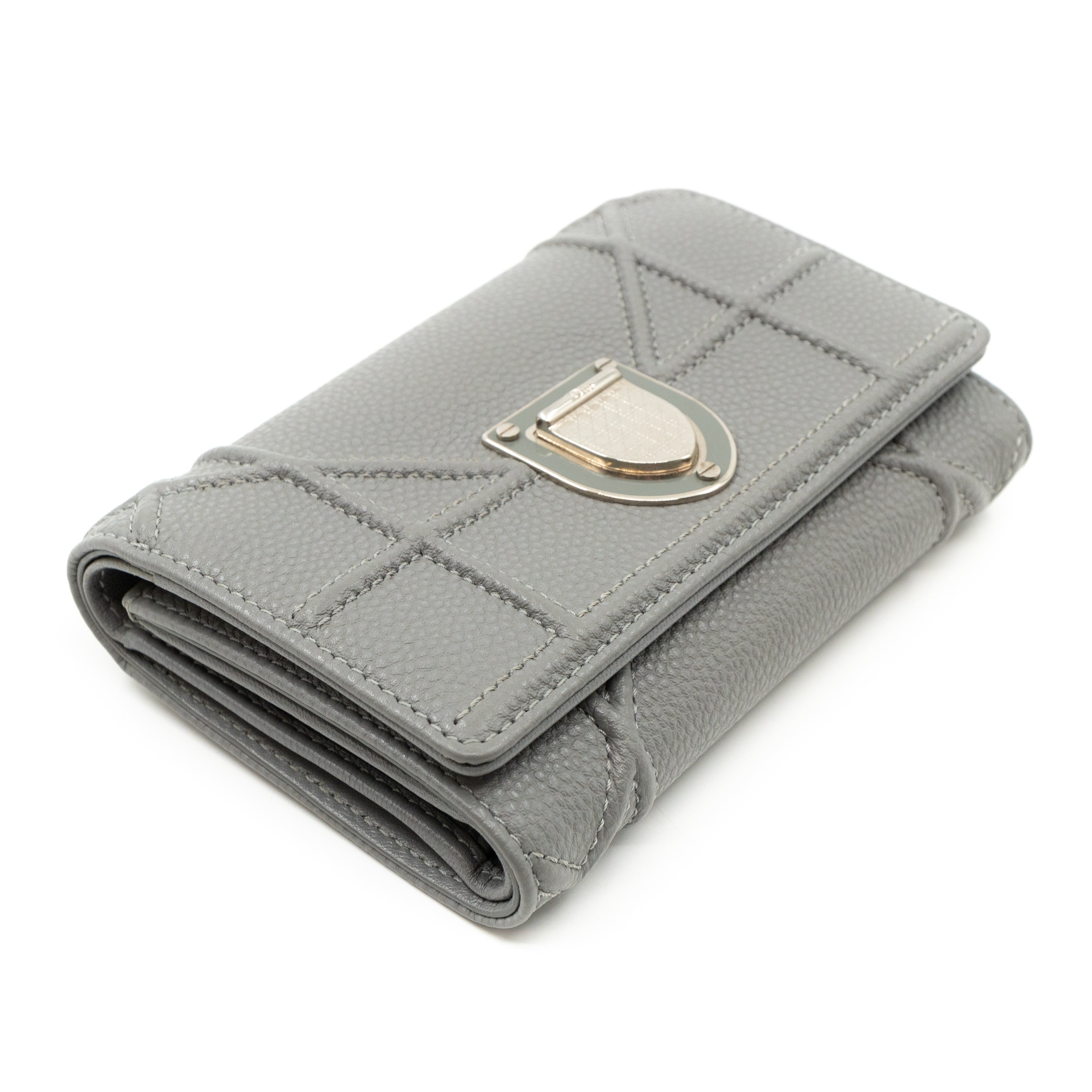 Diorama Elancee Wallet Grey Leather