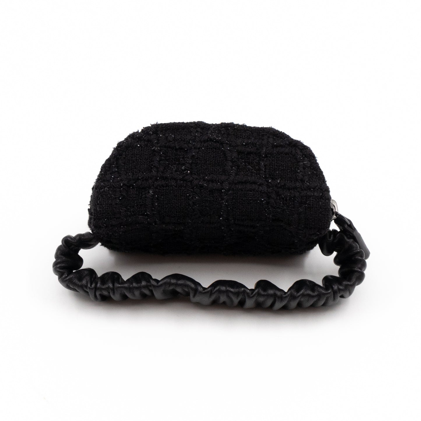 CC Arm Coin Purse Black Tweed