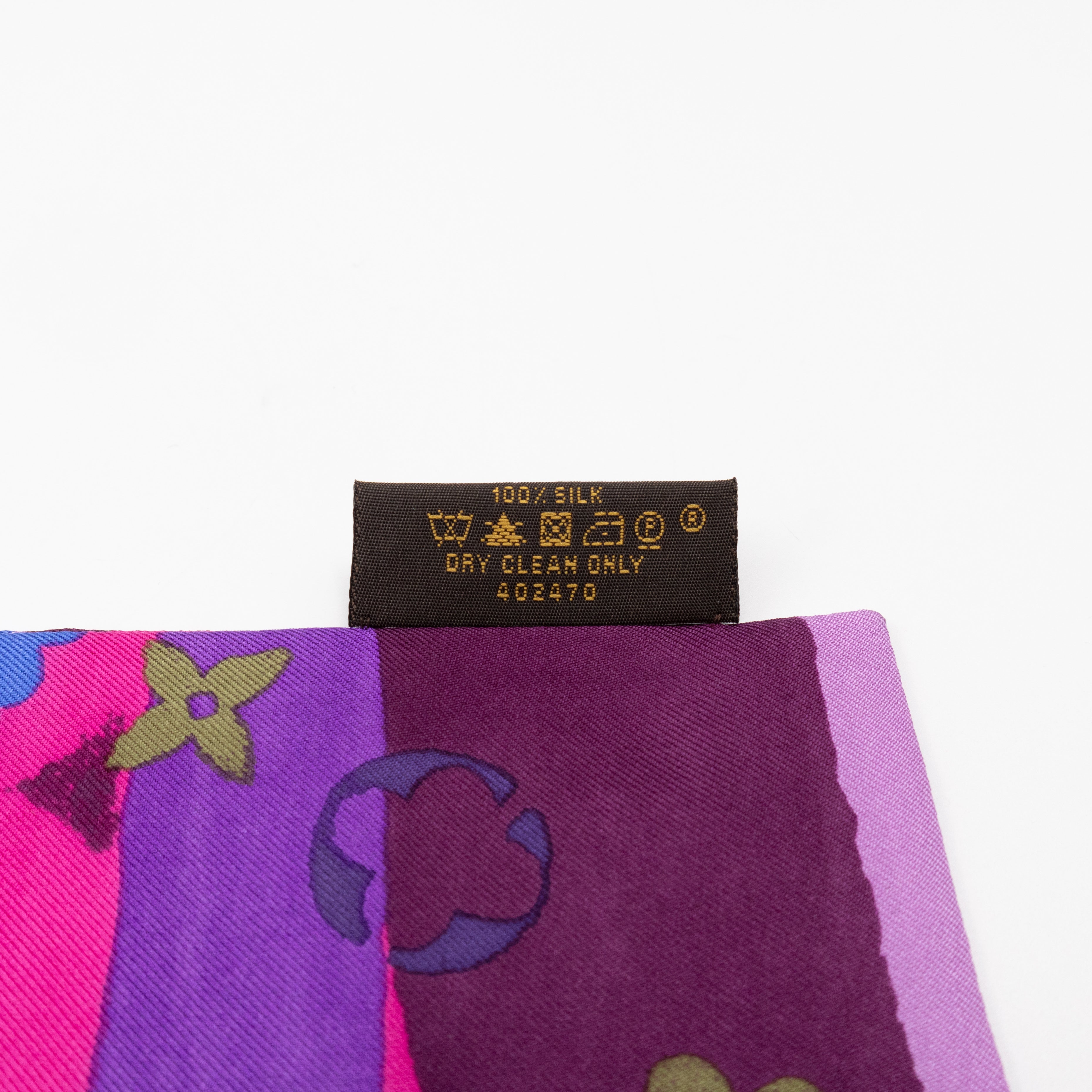 Flower Monogram Pink Purple Bandeau