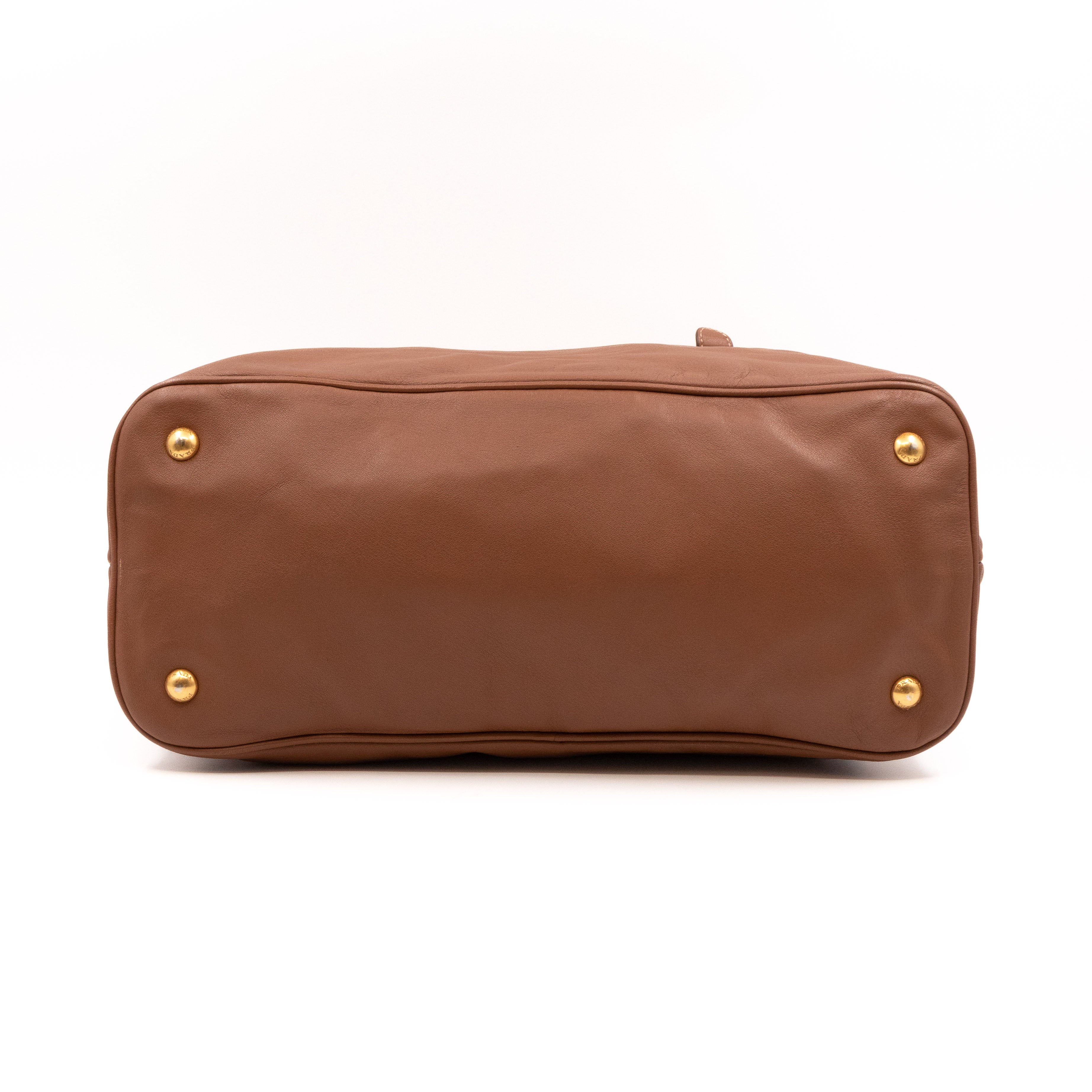 Shopping Tote Brown Soft Calfskin