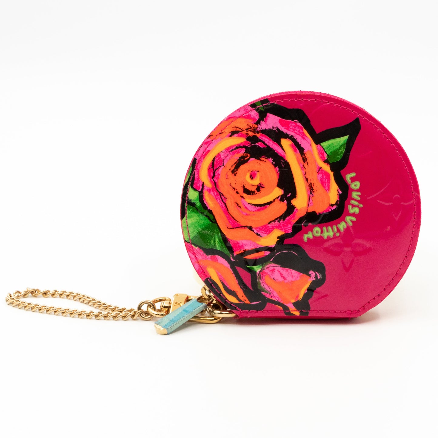 Coin Purse Roses Vernis Rose Pop