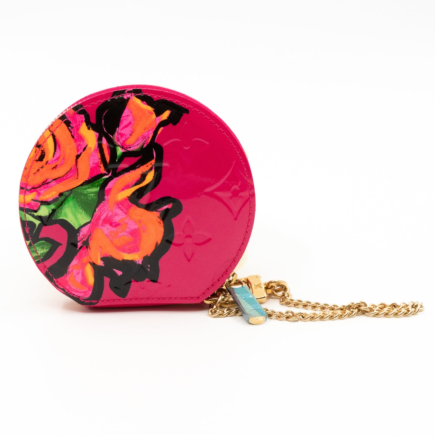 Coin Purse Roses Vernis Rose Pop