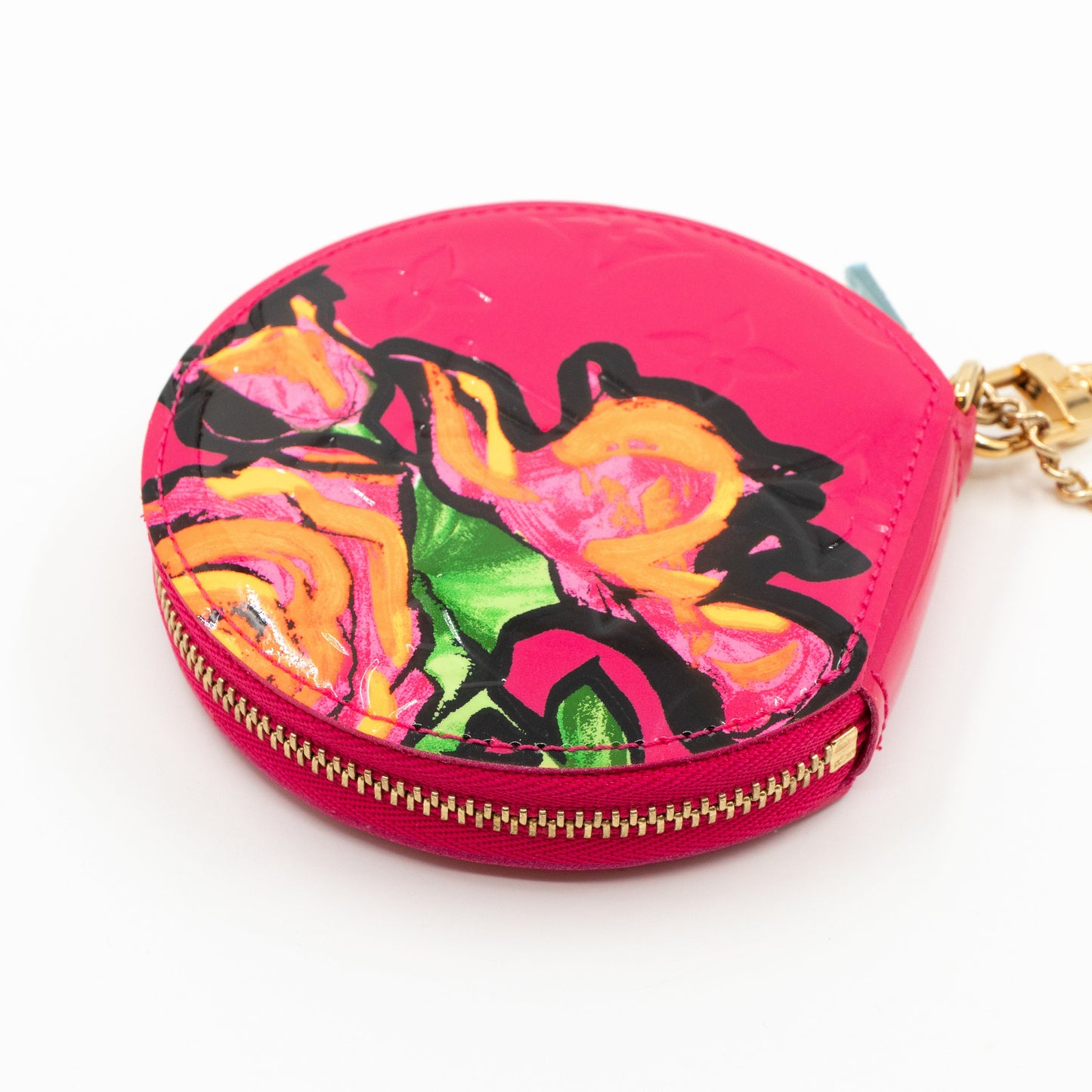 Coin Purse Roses Vernis Rose Pop