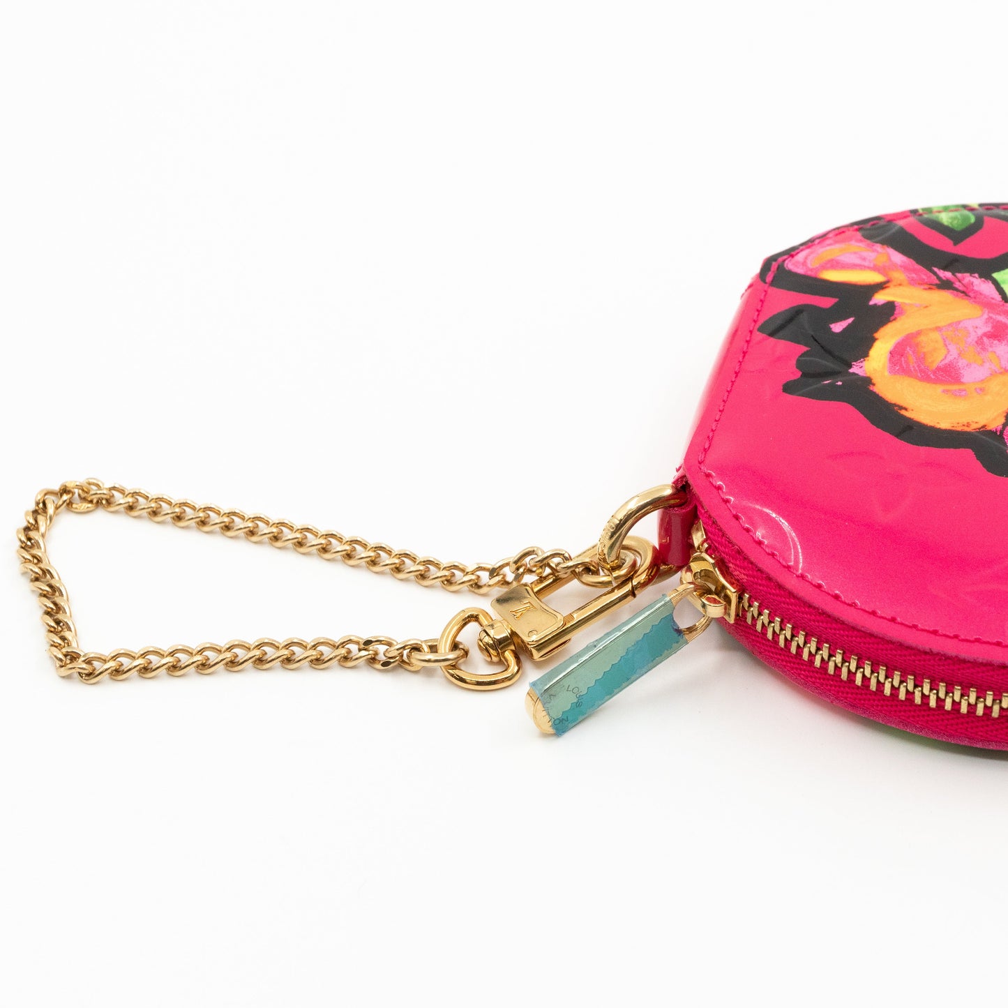 Coin Purse Roses Vernis Rose Pop