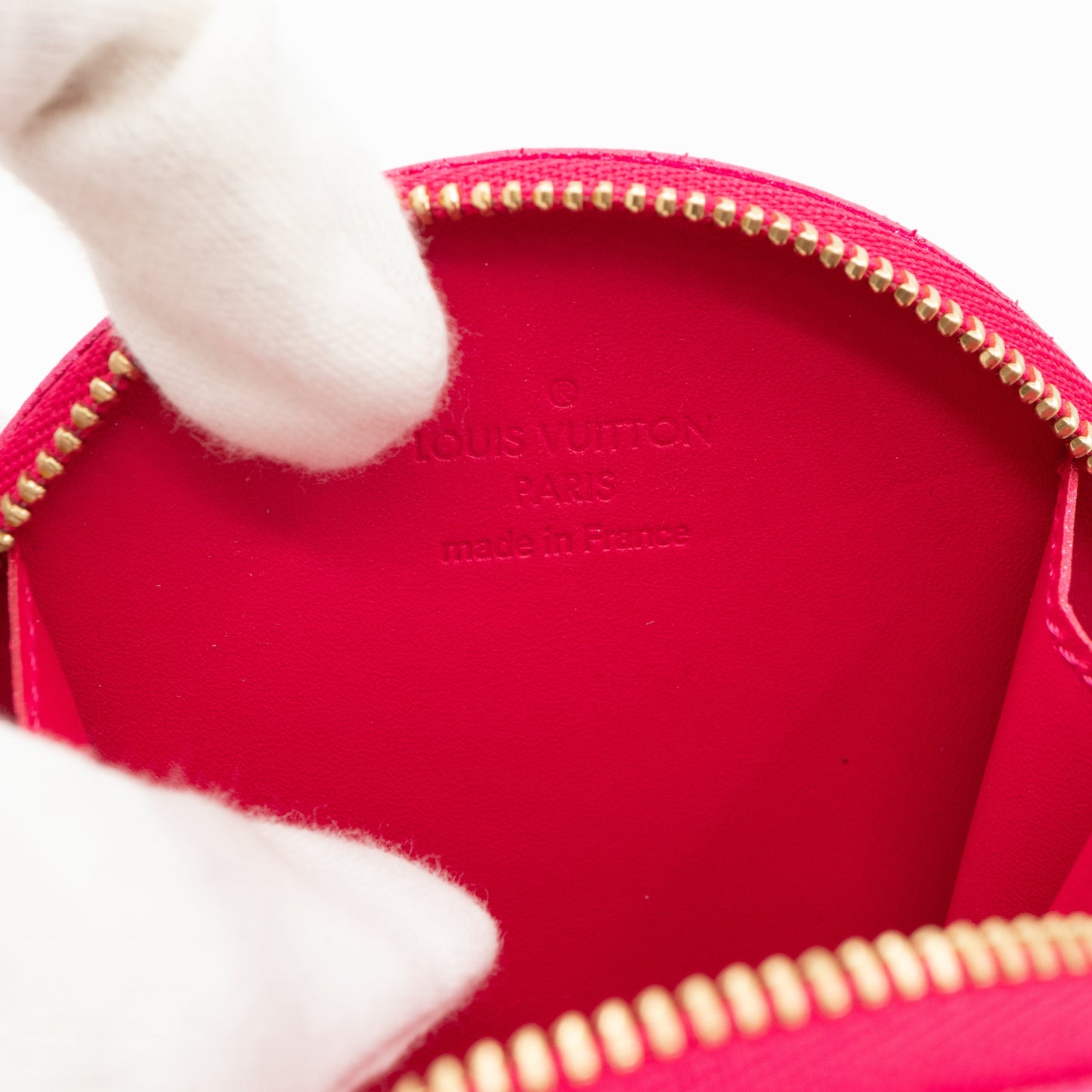 Coin Purse Roses Vernis Rose Pop