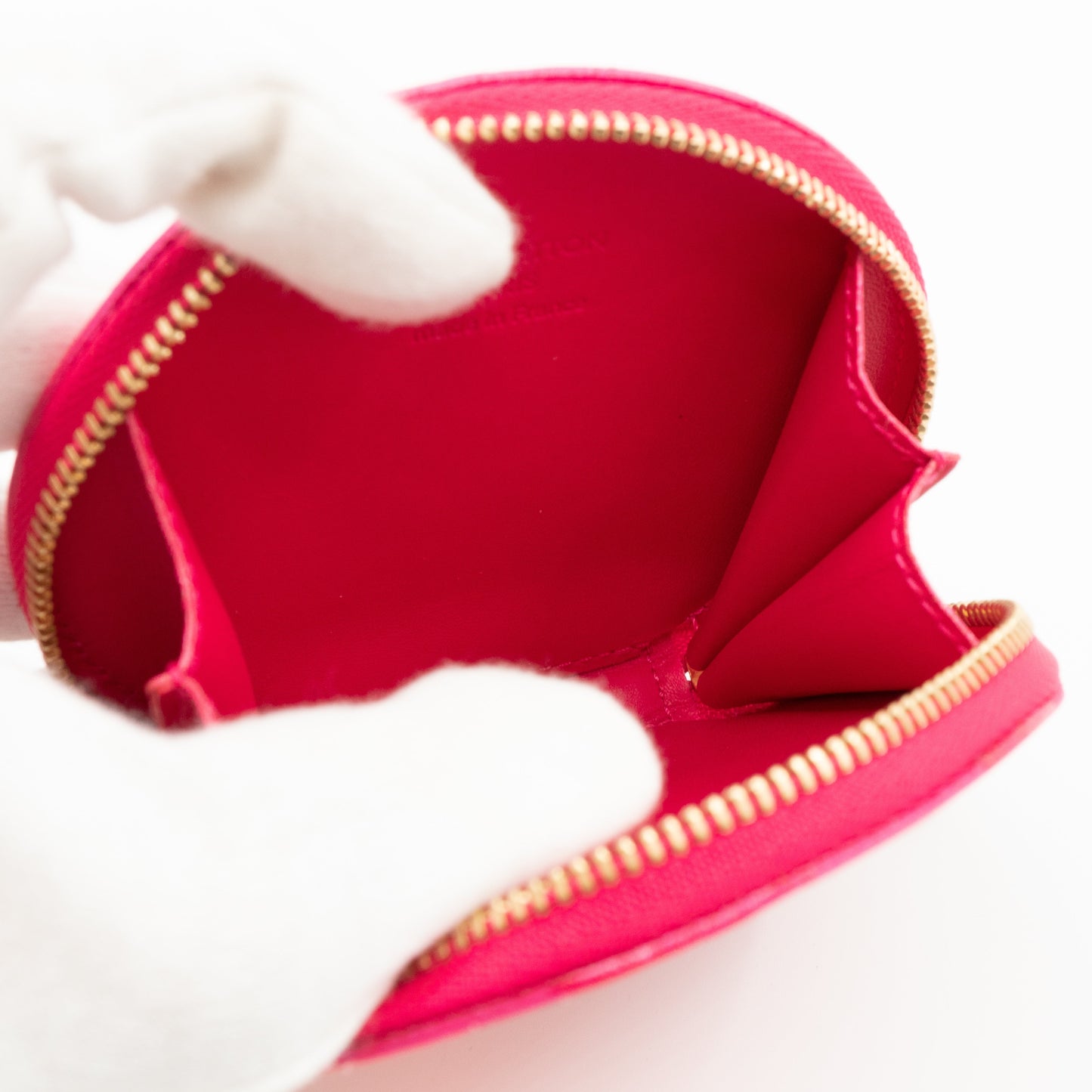 Coin Purse Roses Vernis Rose Pop