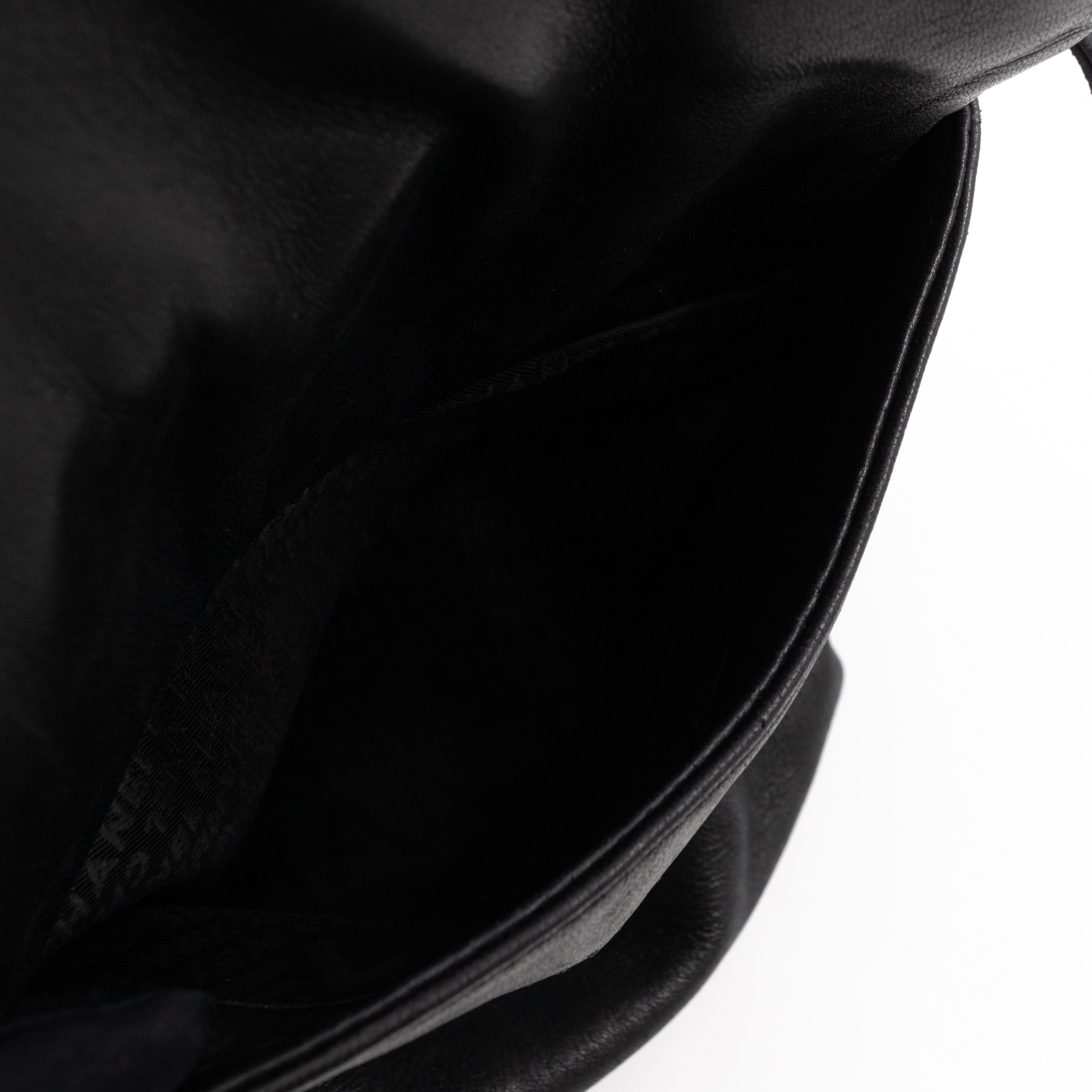 Rock 'n Chic Accordion Bag Black Leather