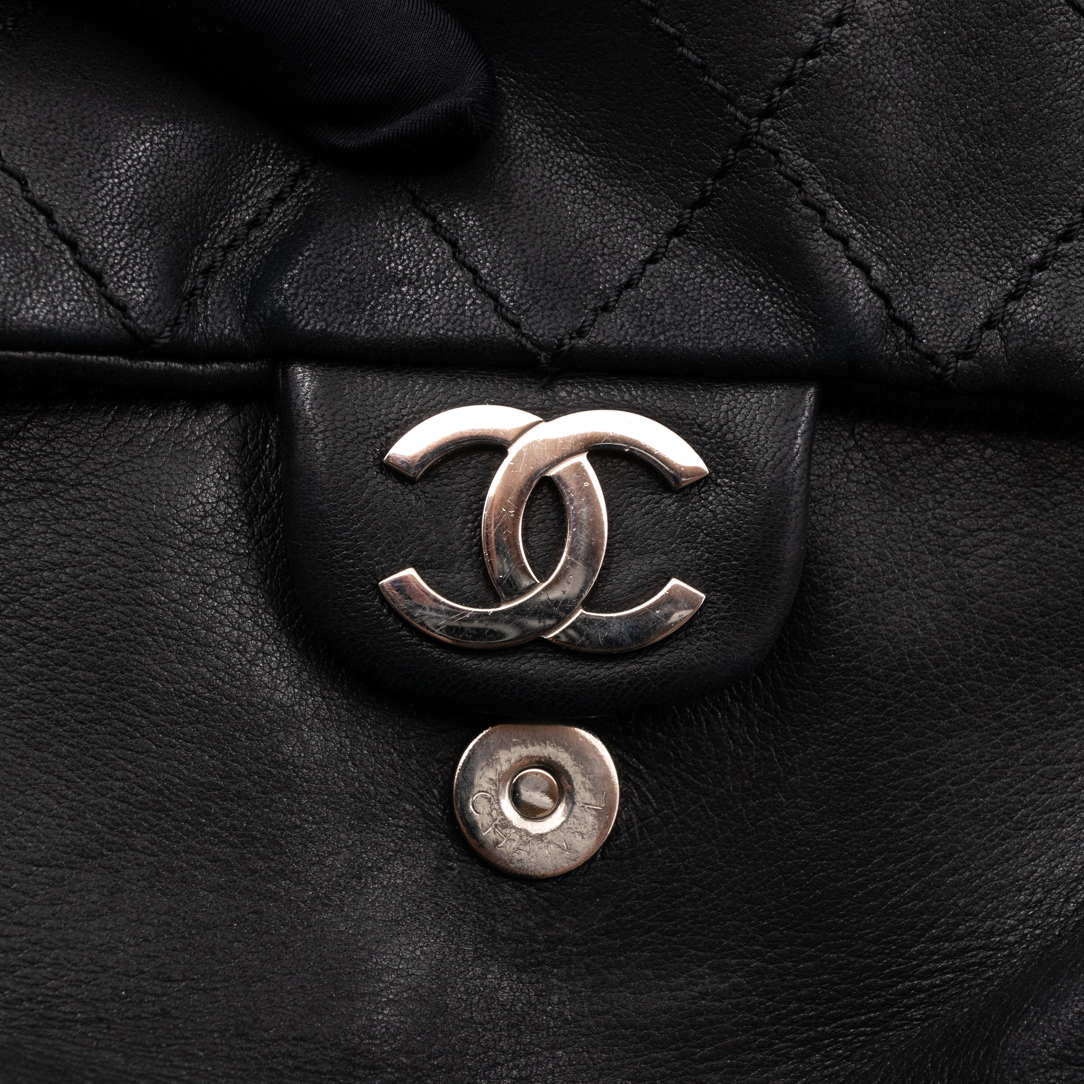 Rock 'n Chic Accordion Bag Black Leather