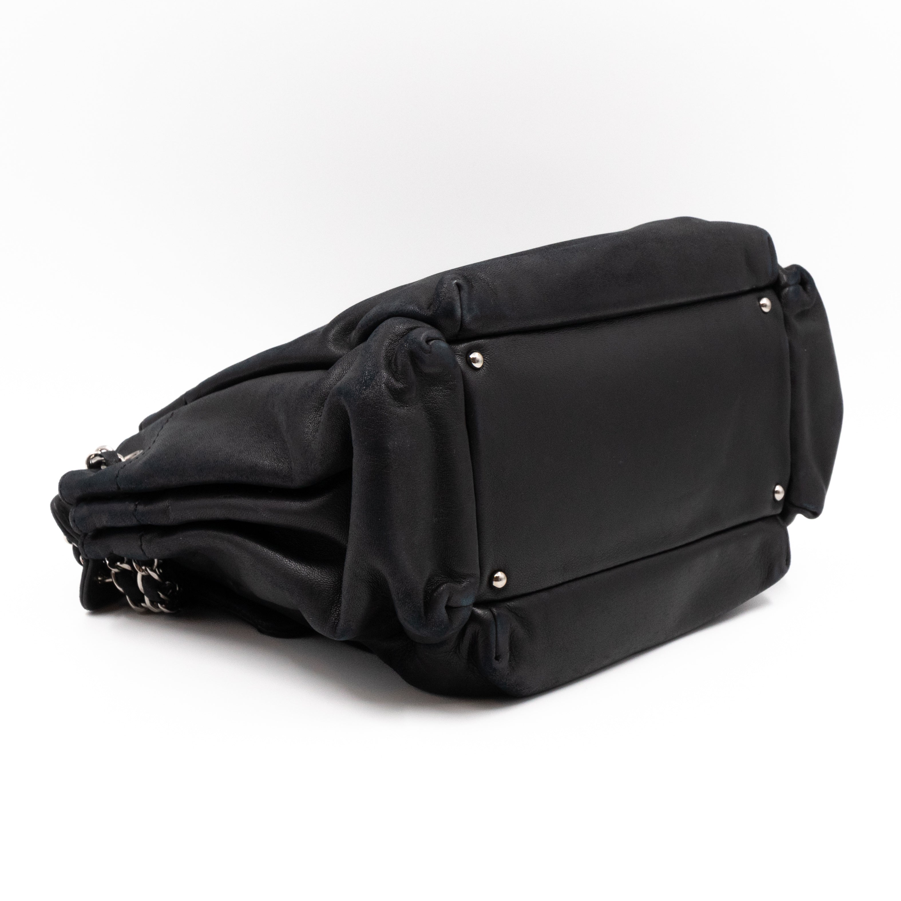 Rock 'n Chic Accordion Bag Black Leather