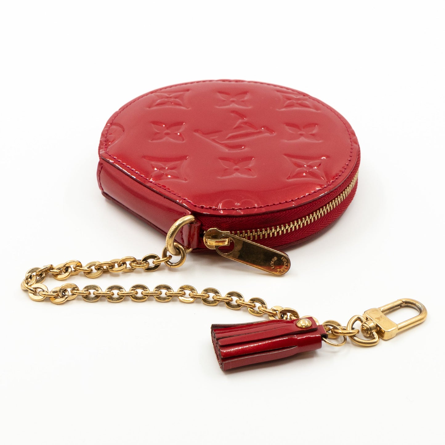 Coin Purse Animaux Vernis Red