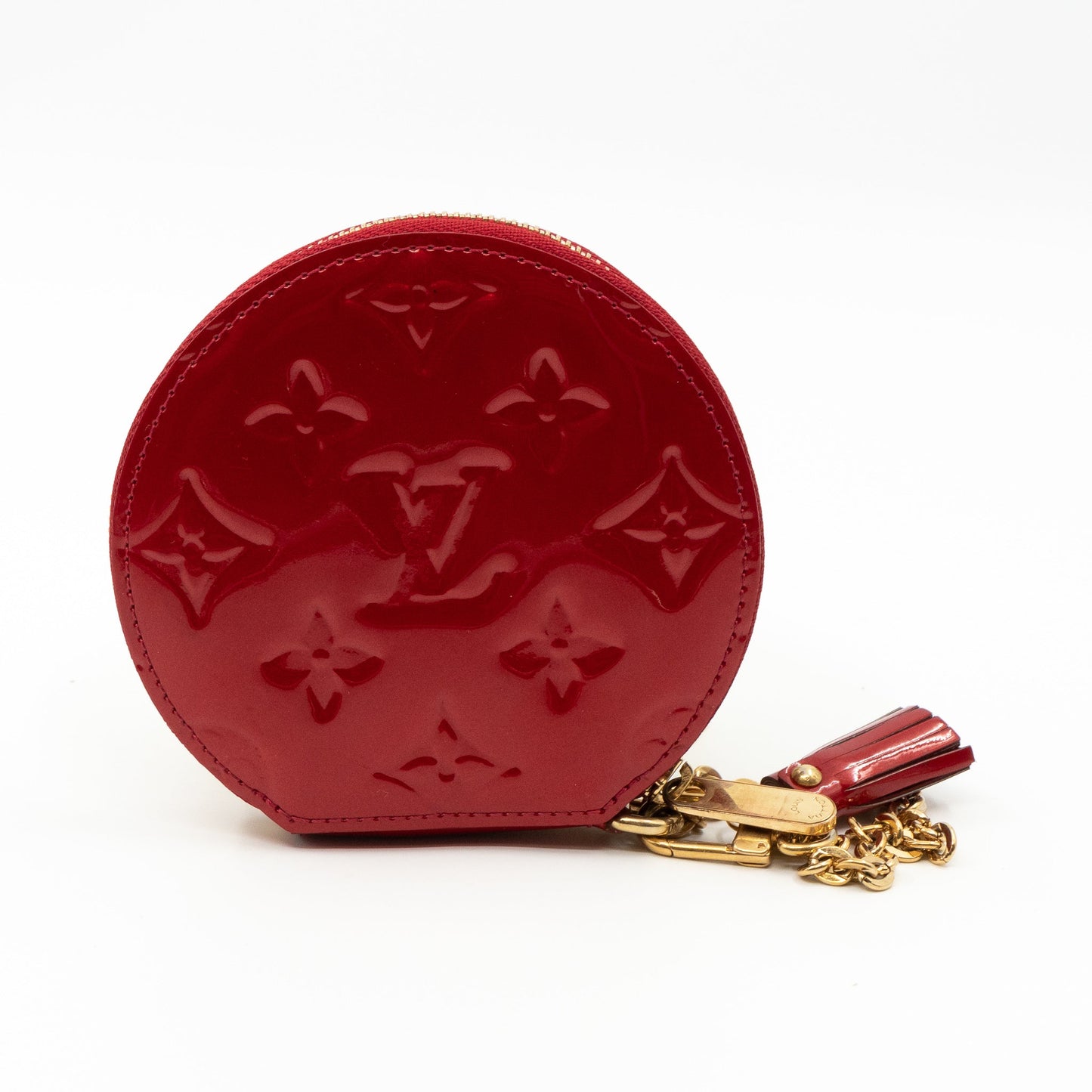 Coin Purse Animaux Vernis Red
