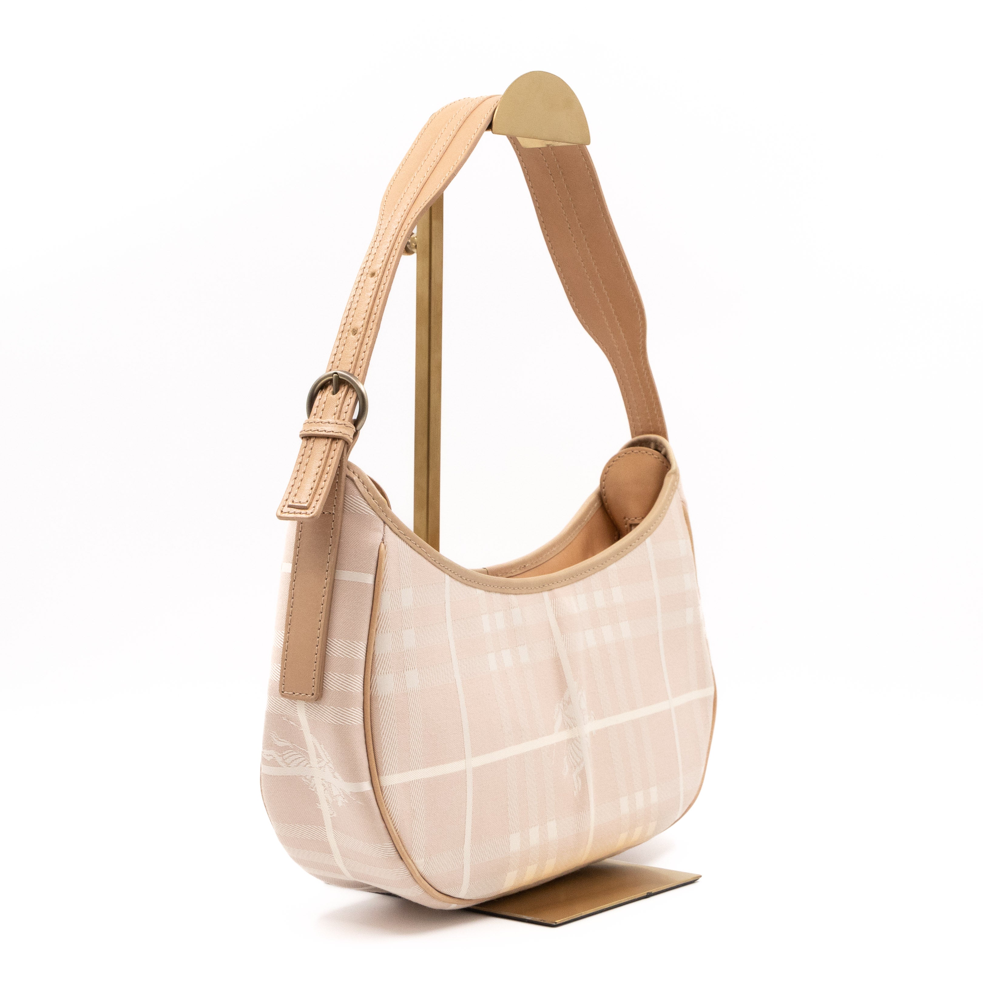 Shoulder Bag Pink Haymarket Check