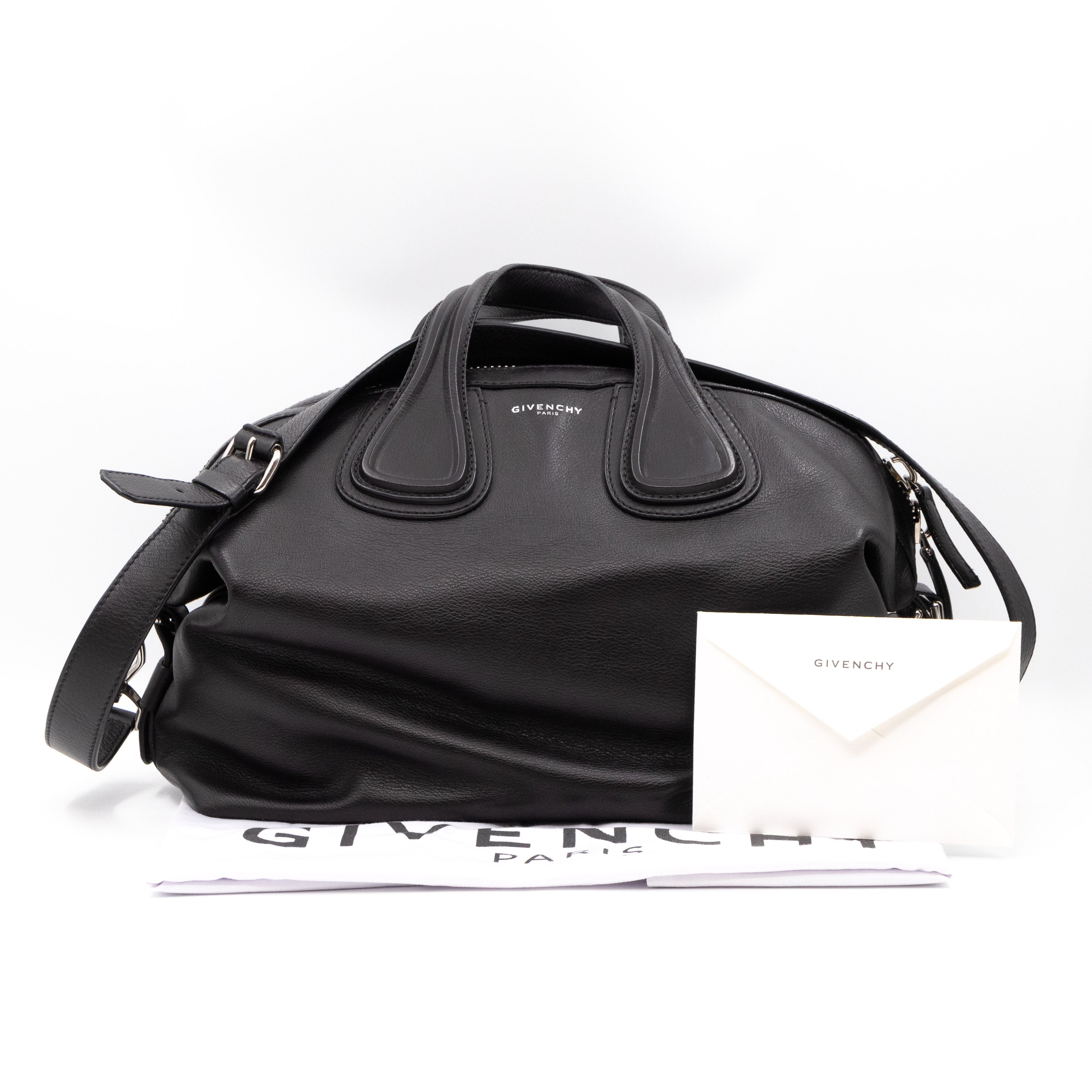 Nightingale Medium Black Leather