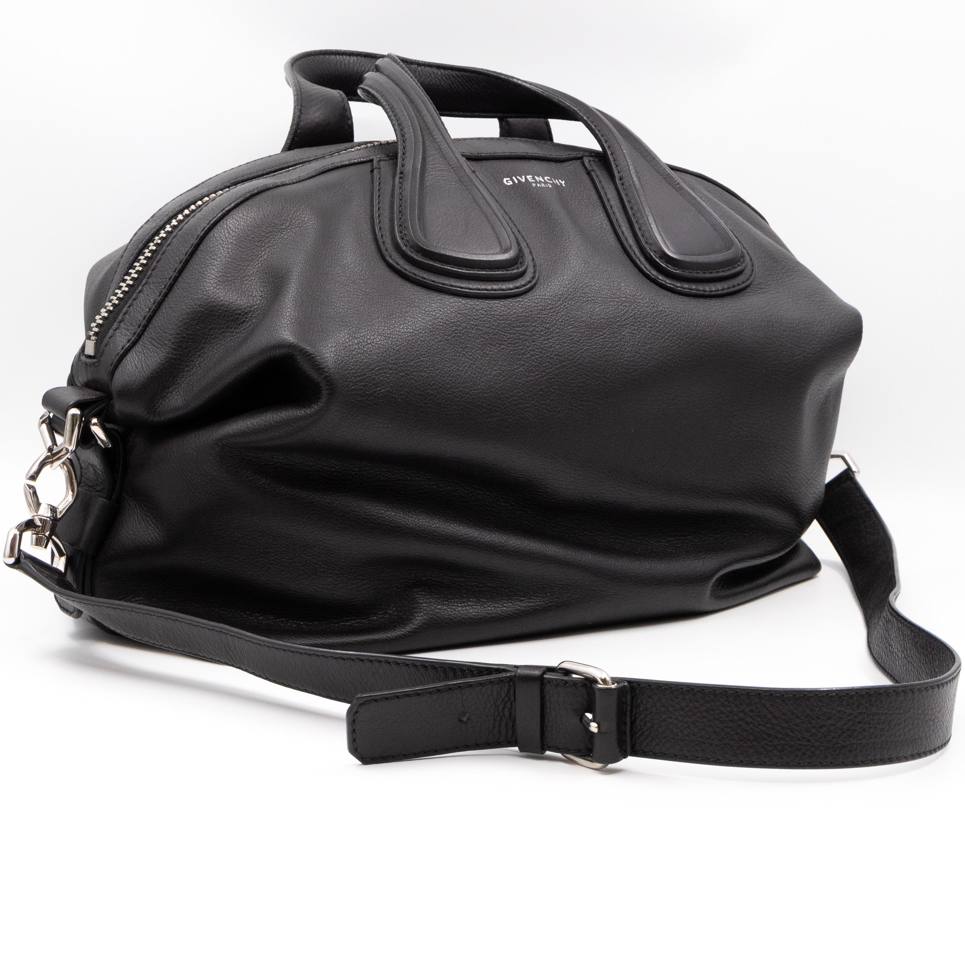 Nightingale Medium Black Leather