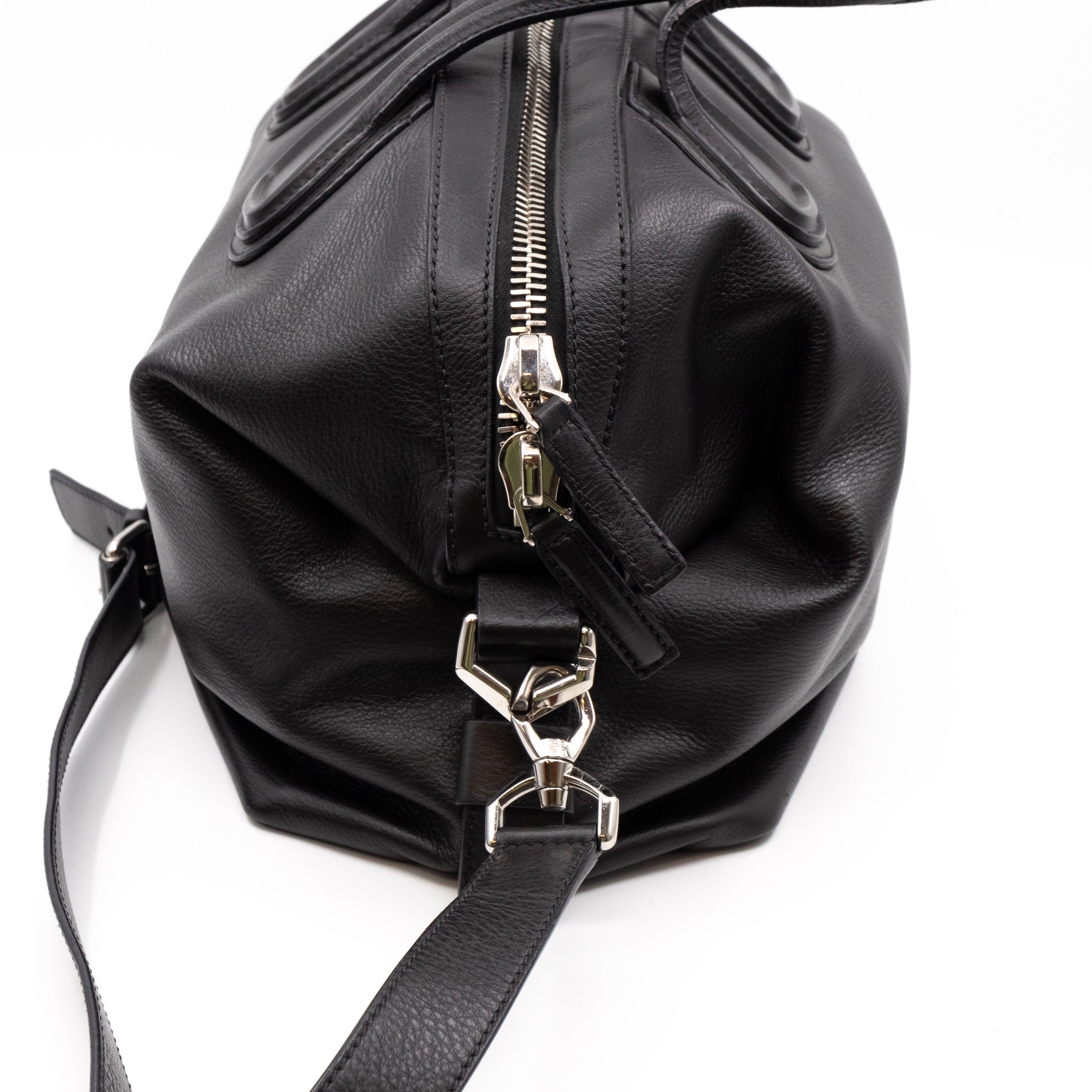 Nightingale Medium Black Leather