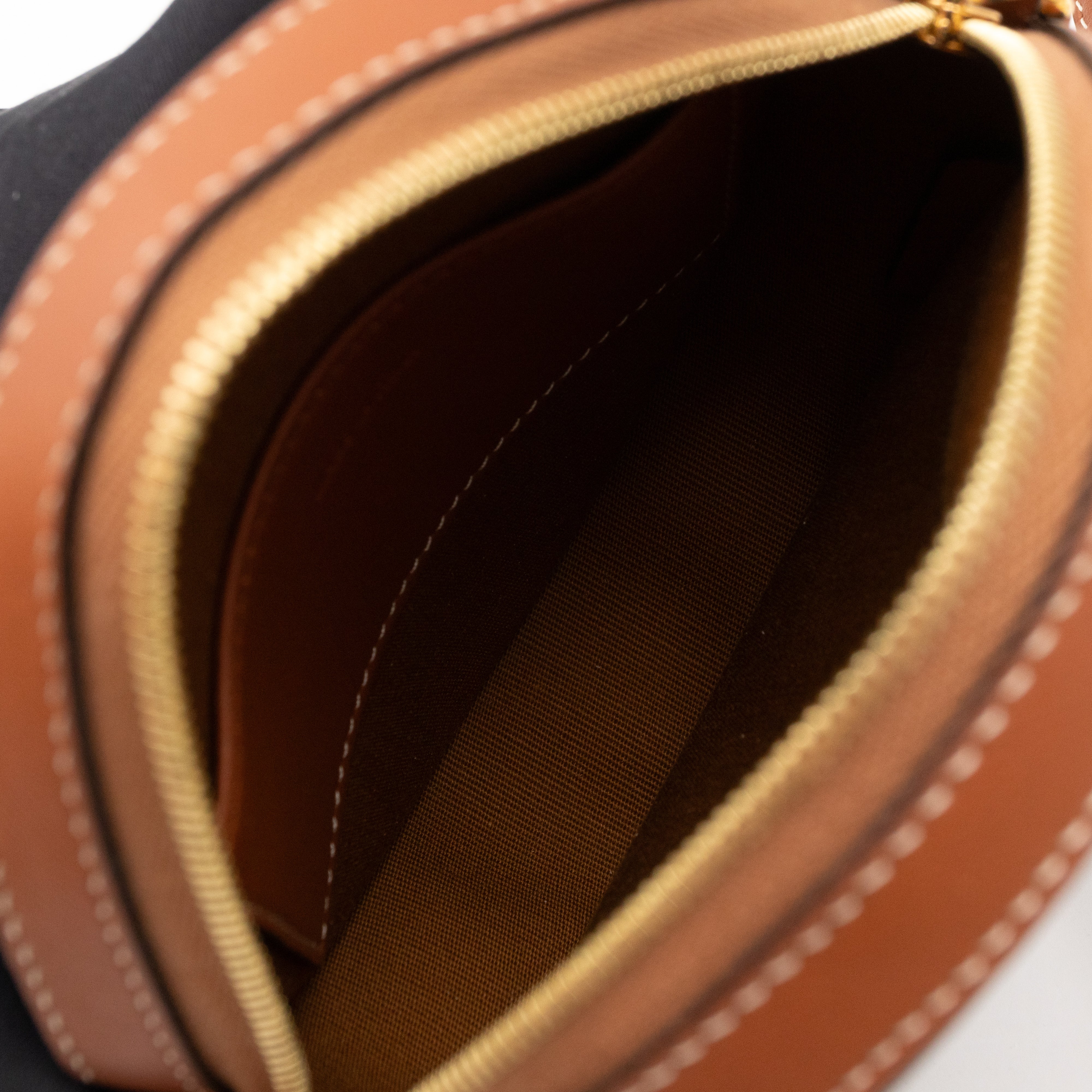 Round Purse On Strap Triomphe Canvas