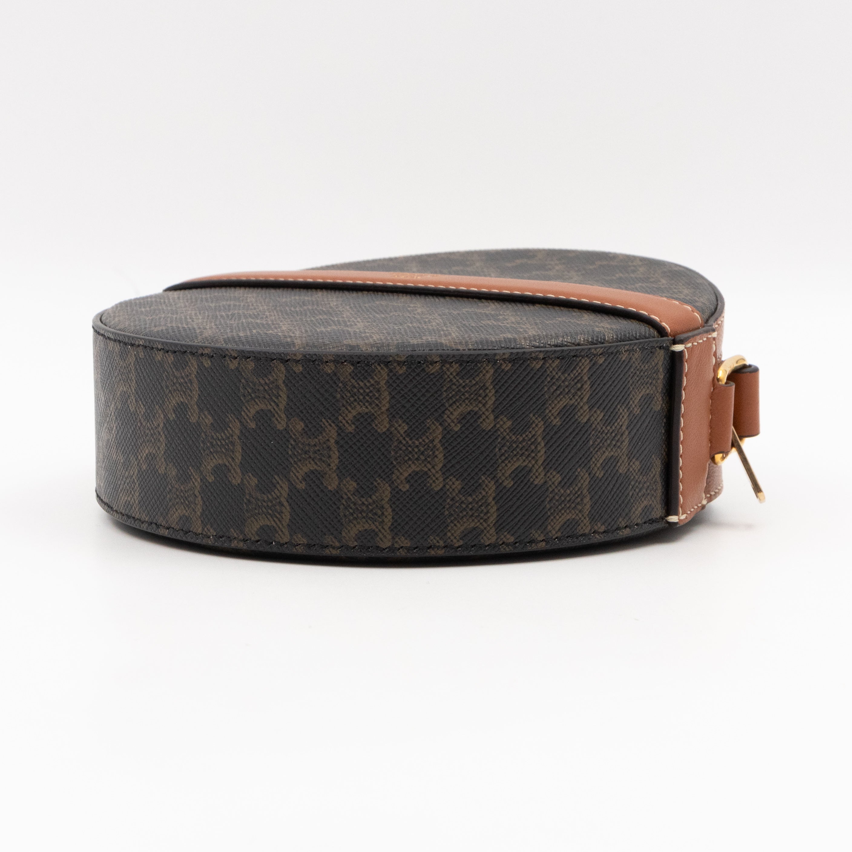 Round Purse On Strap Triomphe Canvas