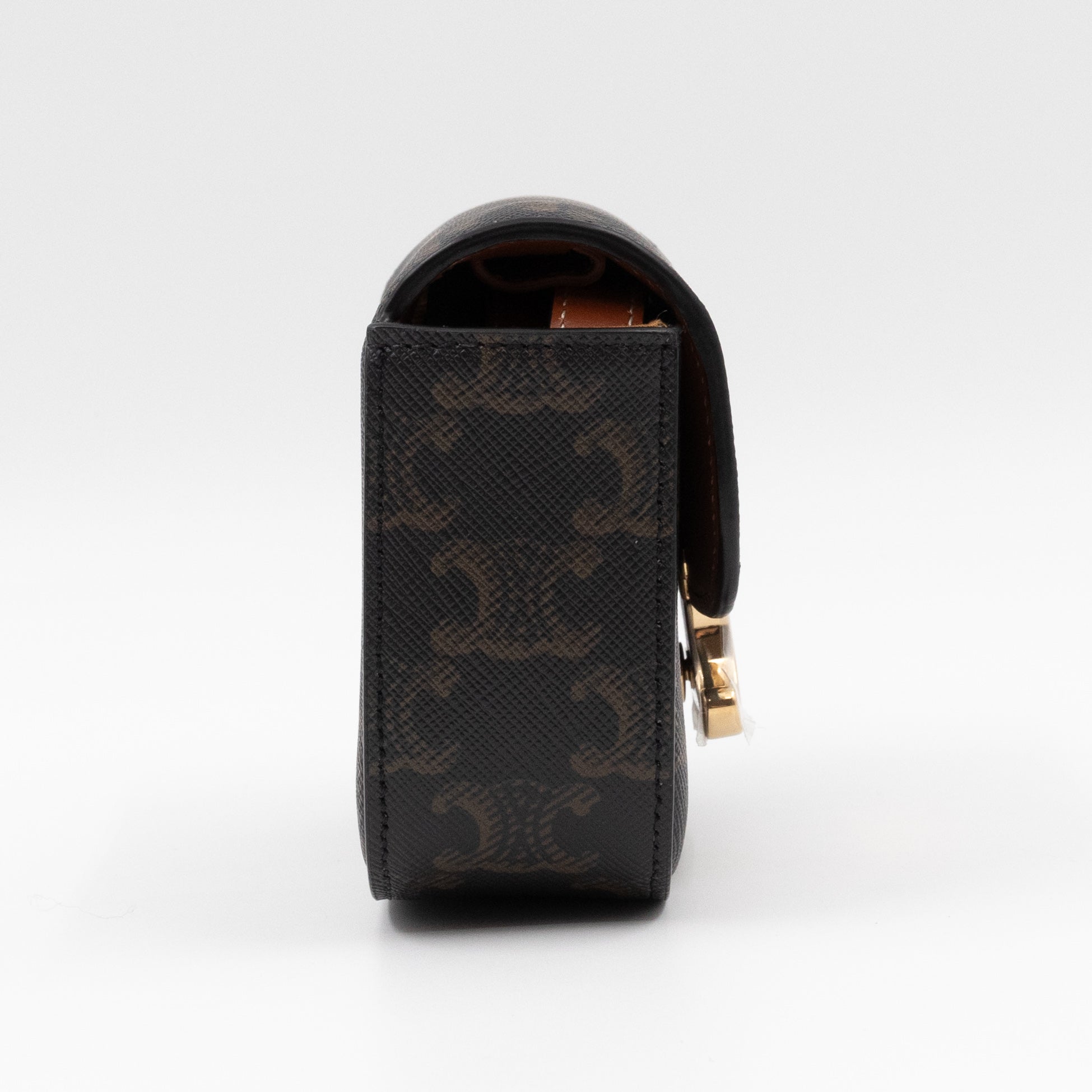 Mini Claude In Triomphe Canvas And Calfskin Tan