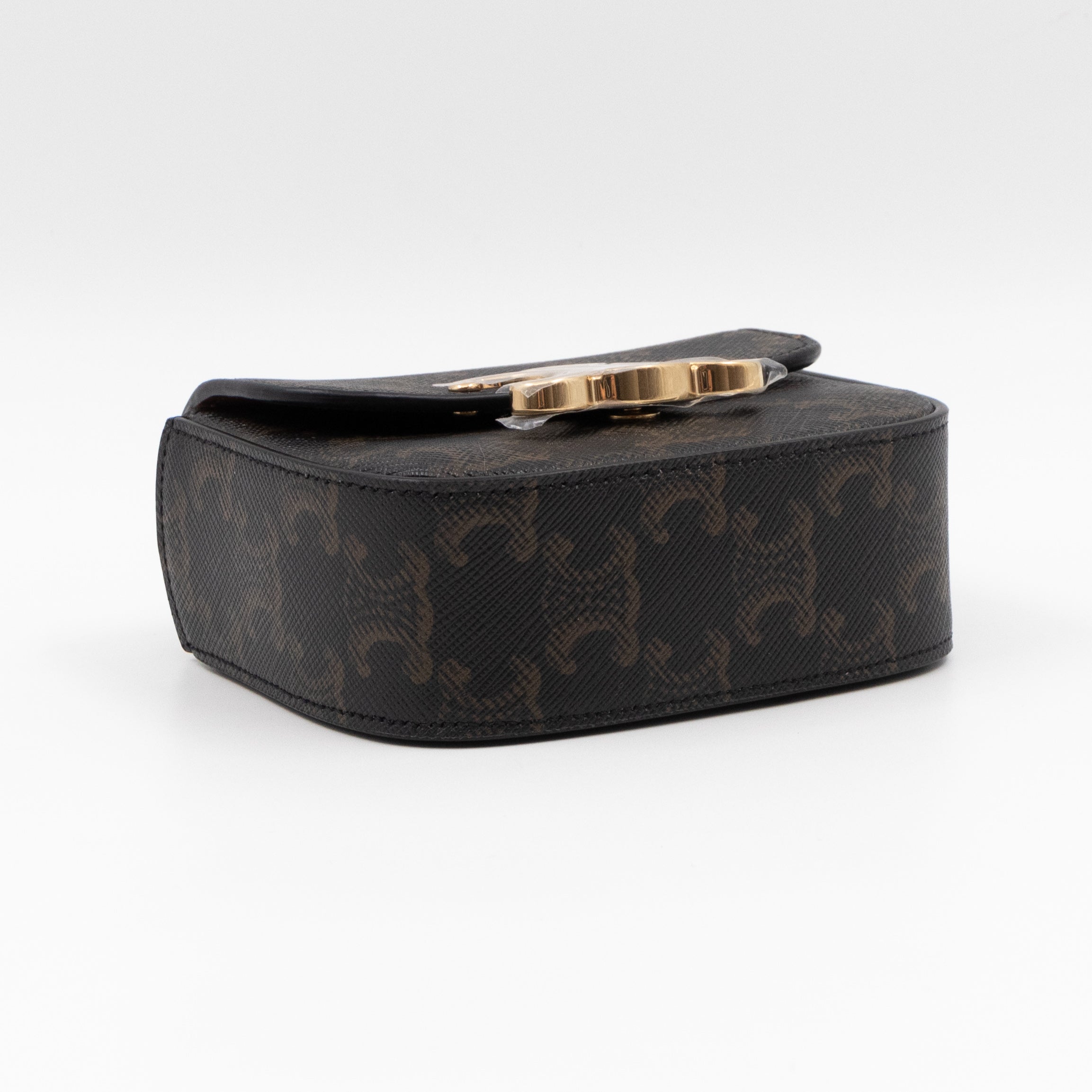 Mini Claude In Triomphe Canvas And Calfskin Tan