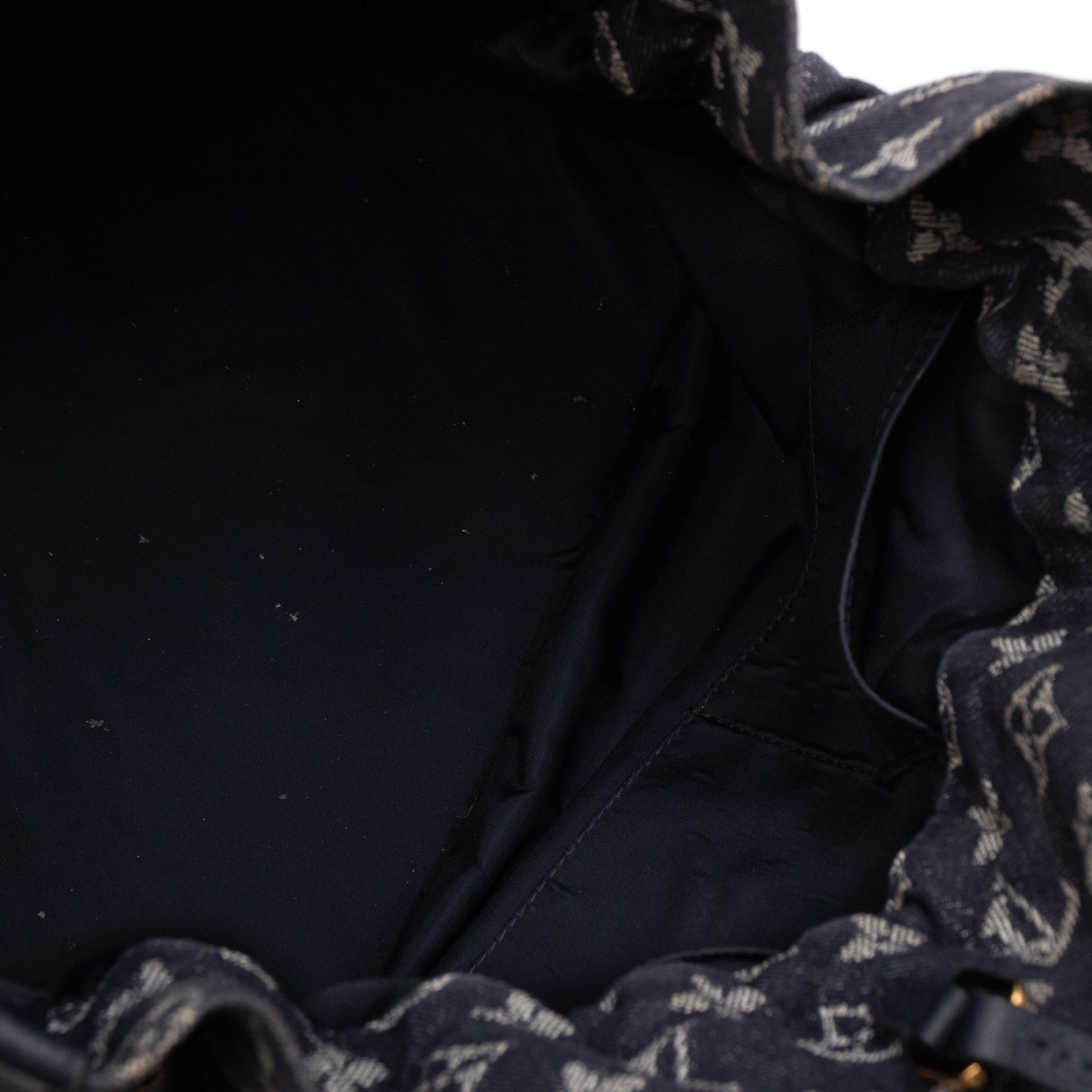 Noefull MM Monogram Denim Grand Bleu